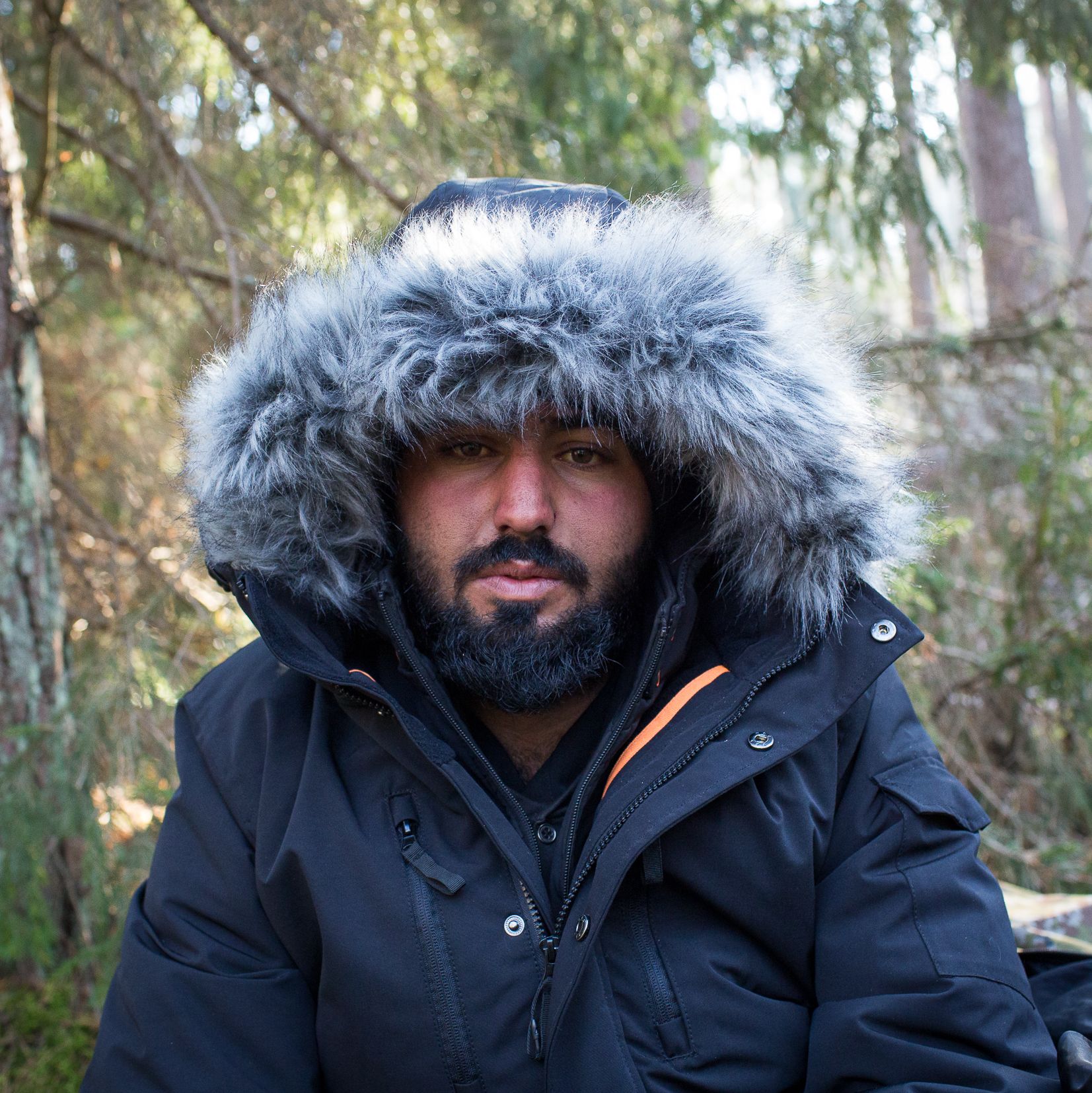 01.11.2021. Ibrahim z irackiego Kurdystanu. Interwencja w lasach pod Gibami