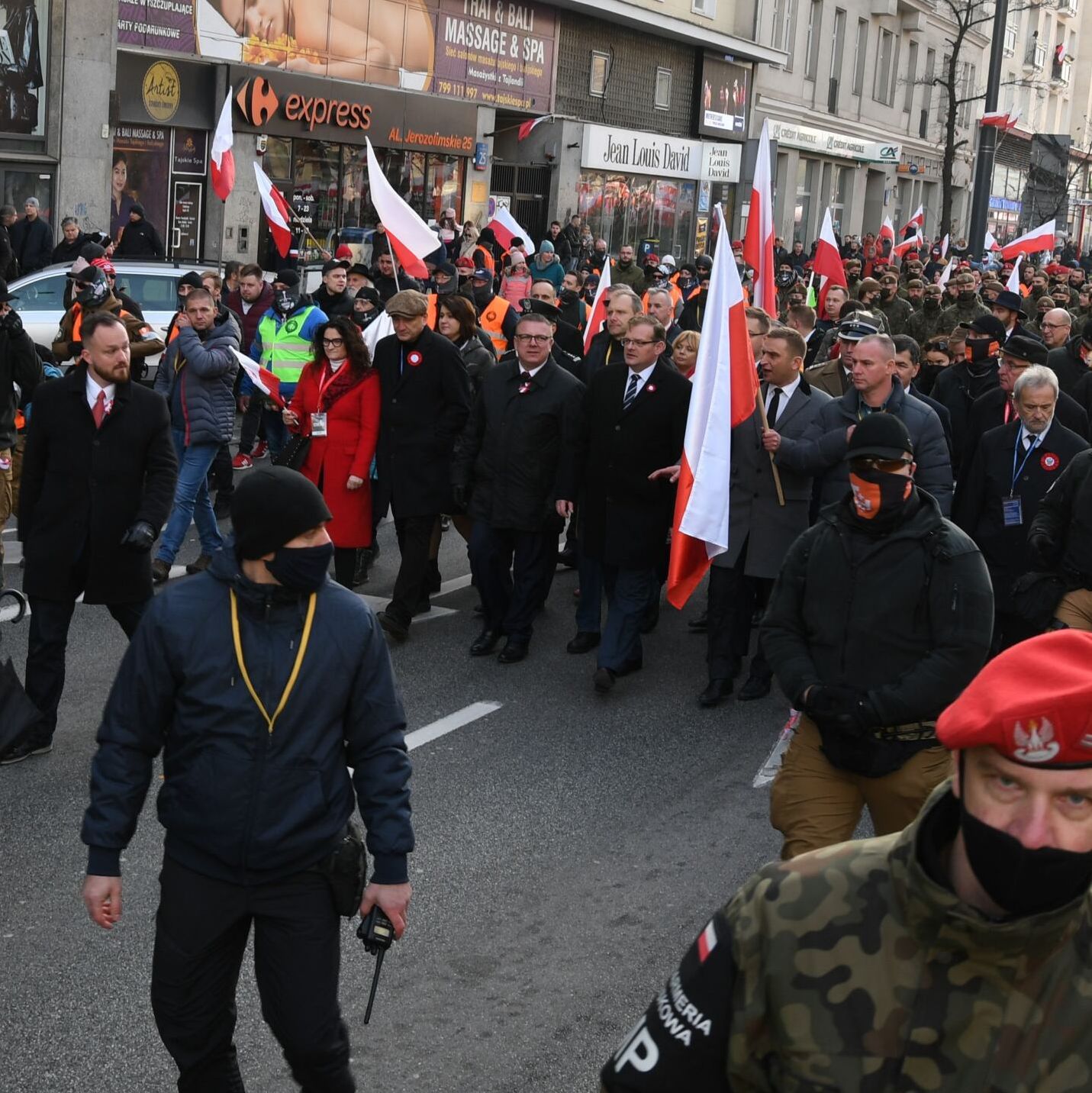 11.11.2021. Marsz niepodległości w Warszawie
