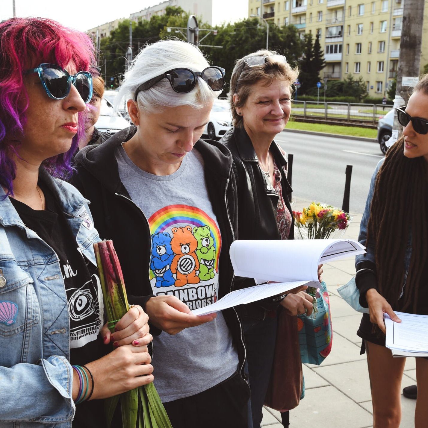 Warszawa, 04.08.2021. Czuwanie - ku pamięci kobiet z obozu na Zieleniaku