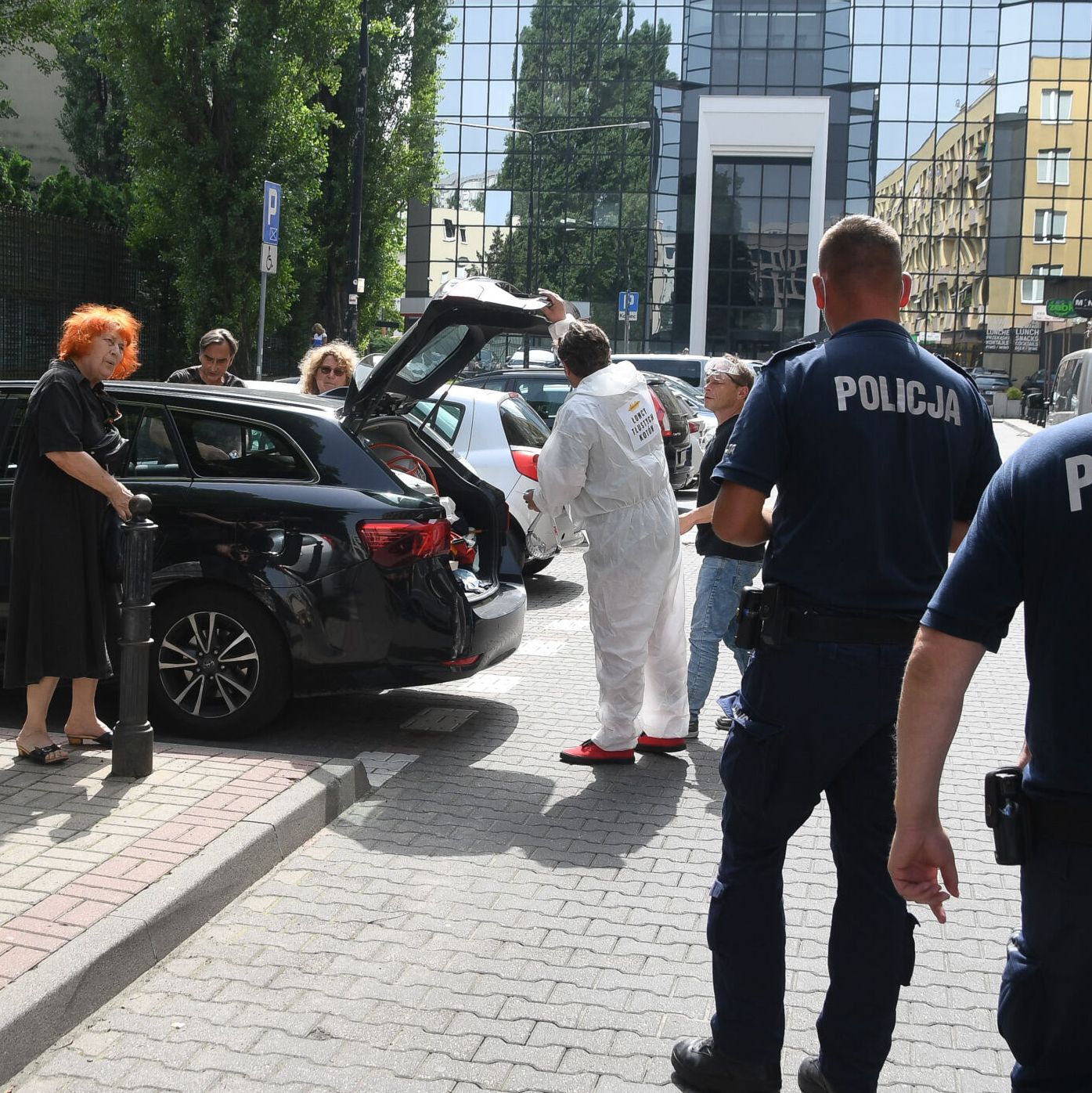 Warszawa, 14.07.2021. Lotna Brygada Opozycji w Orlenie