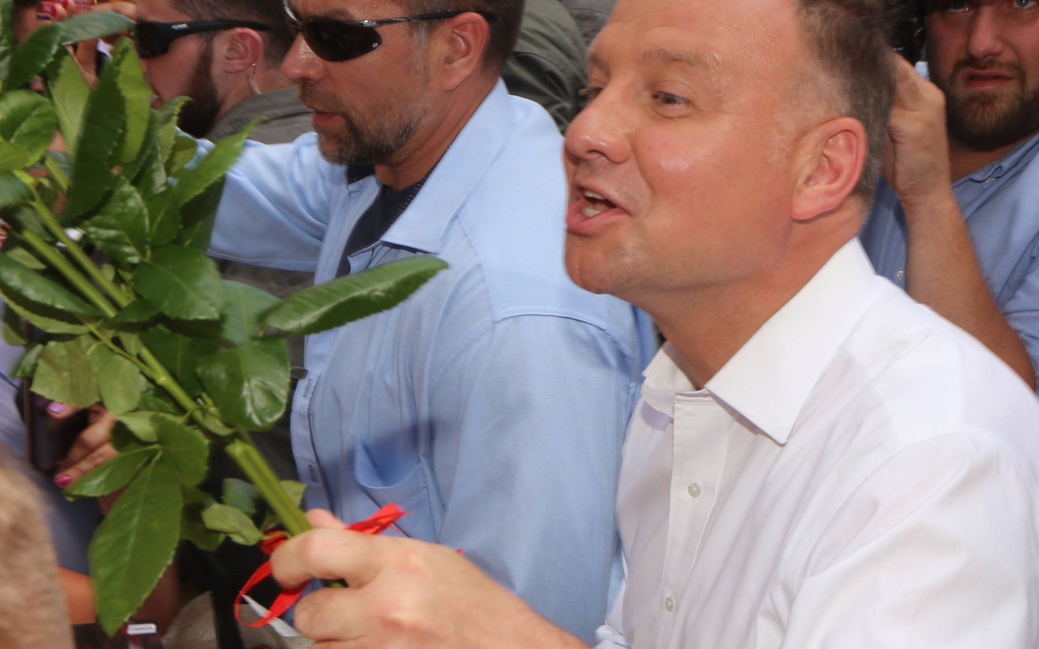 04.07.2020 Wroclaw , Spotkanie Andrzeja Dudy z mieszkancami . 
Fot . Krzysztof Cwik / Agencja Gazeta