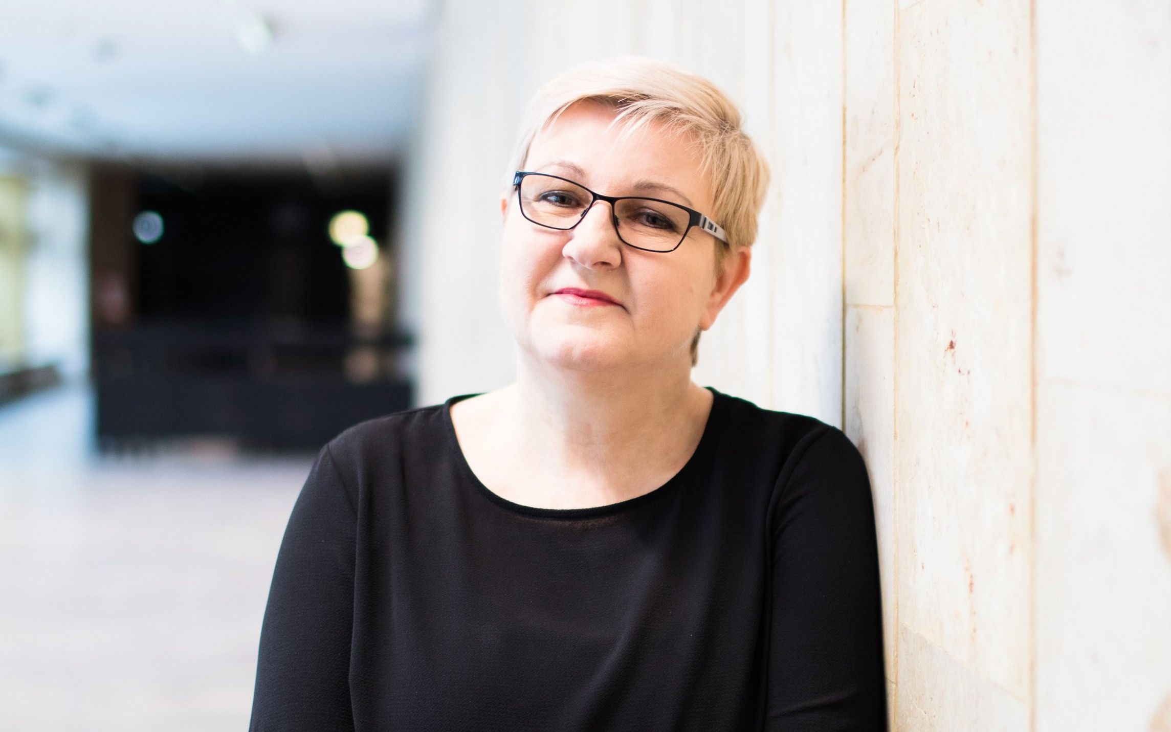 12.02. 2018. Warszawa. Dyrektorka szkoly podstawowej w Radowie Ewa Radanowicz .
Fot. Albert Zawada