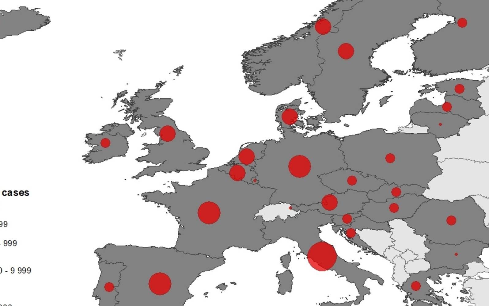 Grafika do artykułu Koronawirus w Europie. Niemcy przewidują 50 mln zarażonych, ale sobie radzą. Stan wyjątkowy u naszych sąsiadów