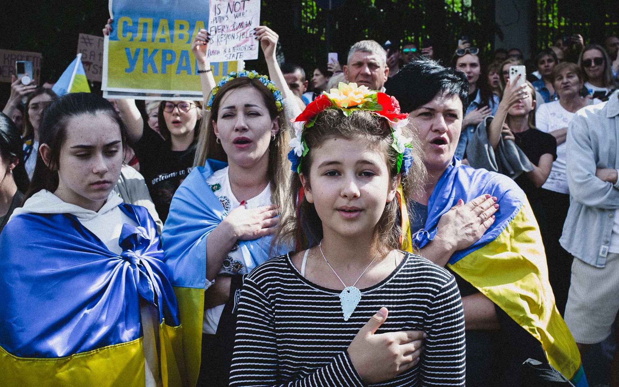 Grafika do artykułu Terrorrussia - protest pod Ambasadą rosji
