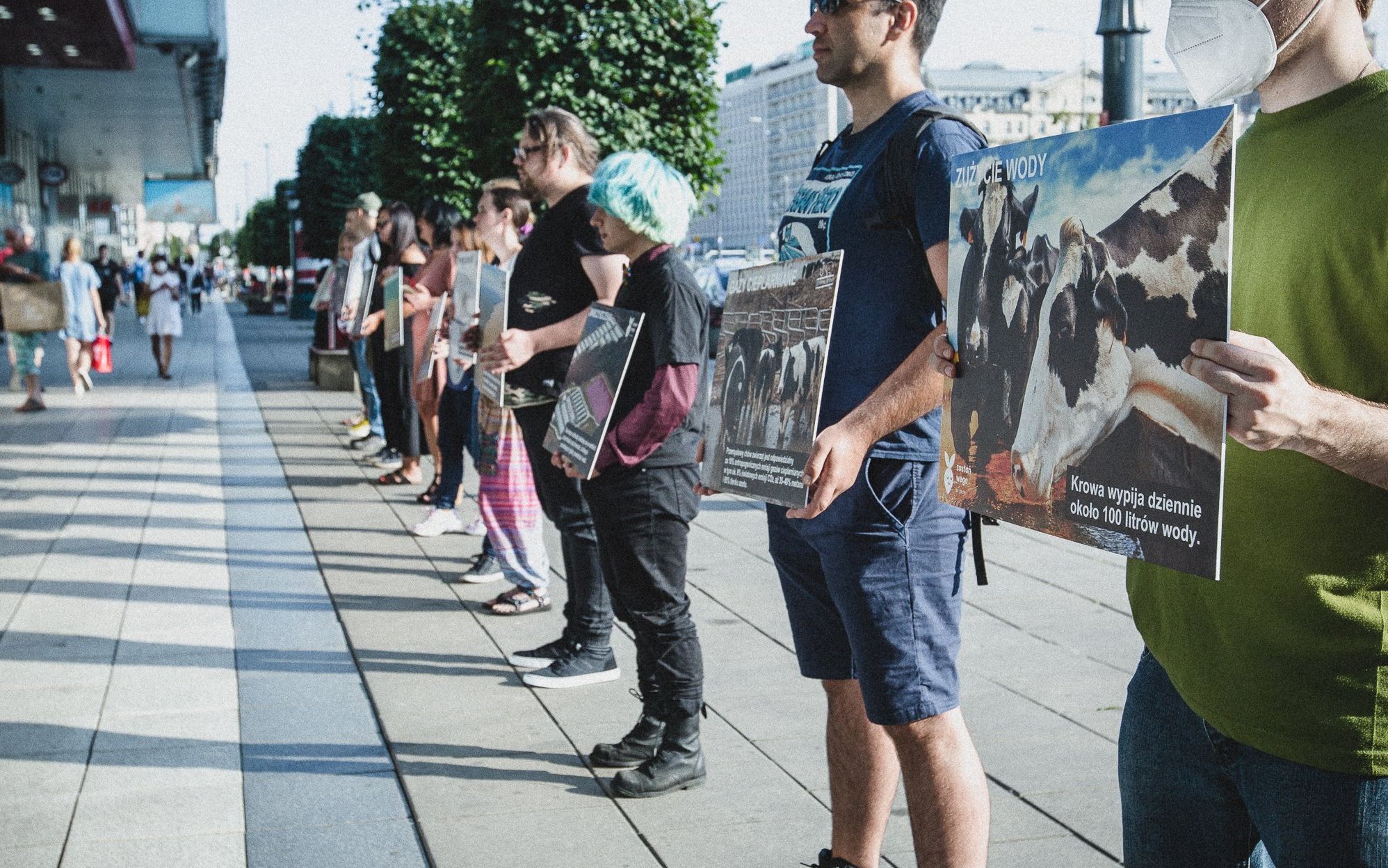 Warszawa, 21.07.2021. Wege dla klimatu – akcja Fundacji Viva!