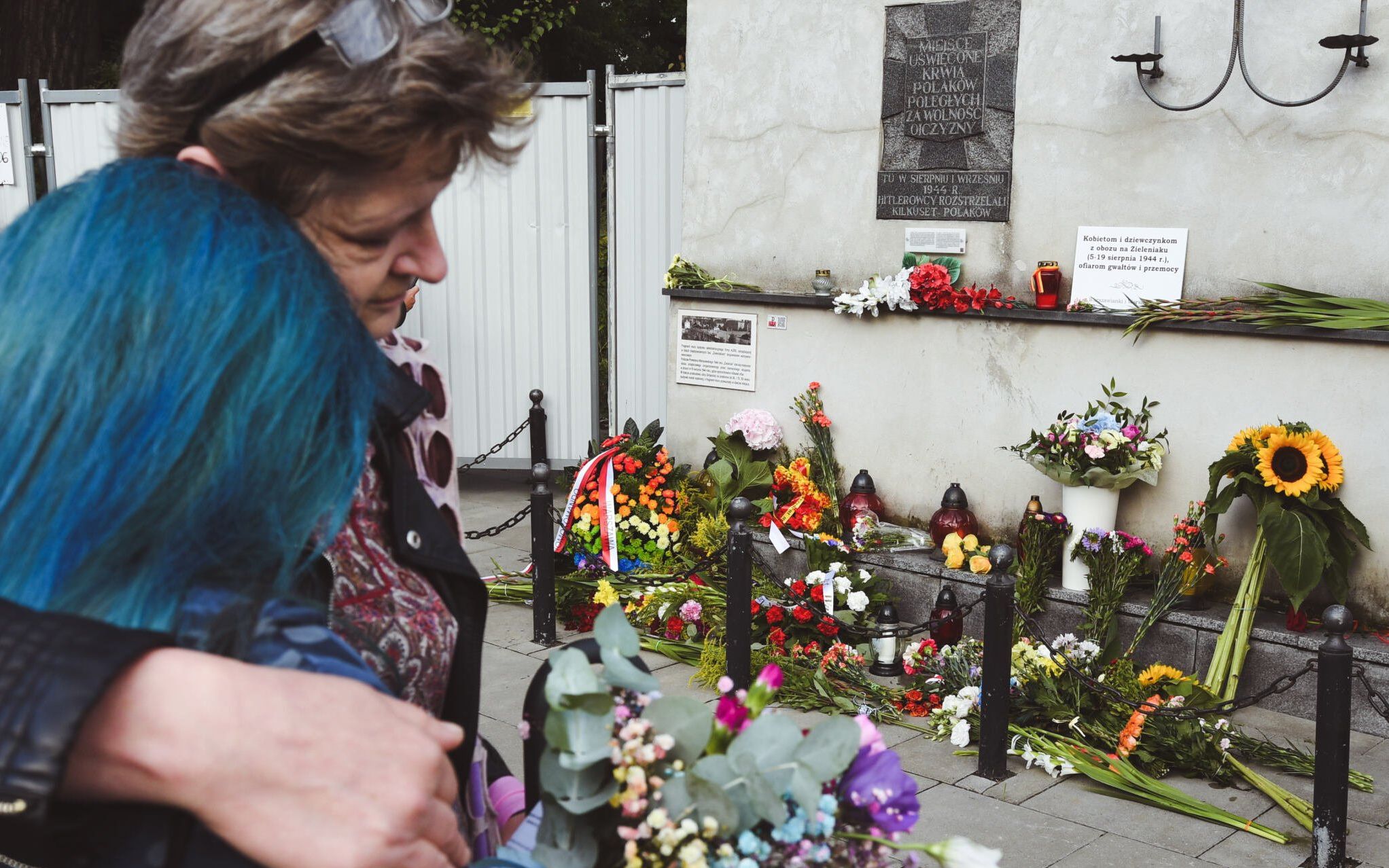 Warszawa, 04.08.2021. Czuwanie - ku pamięci kobiet z obozu na Zieleniaku