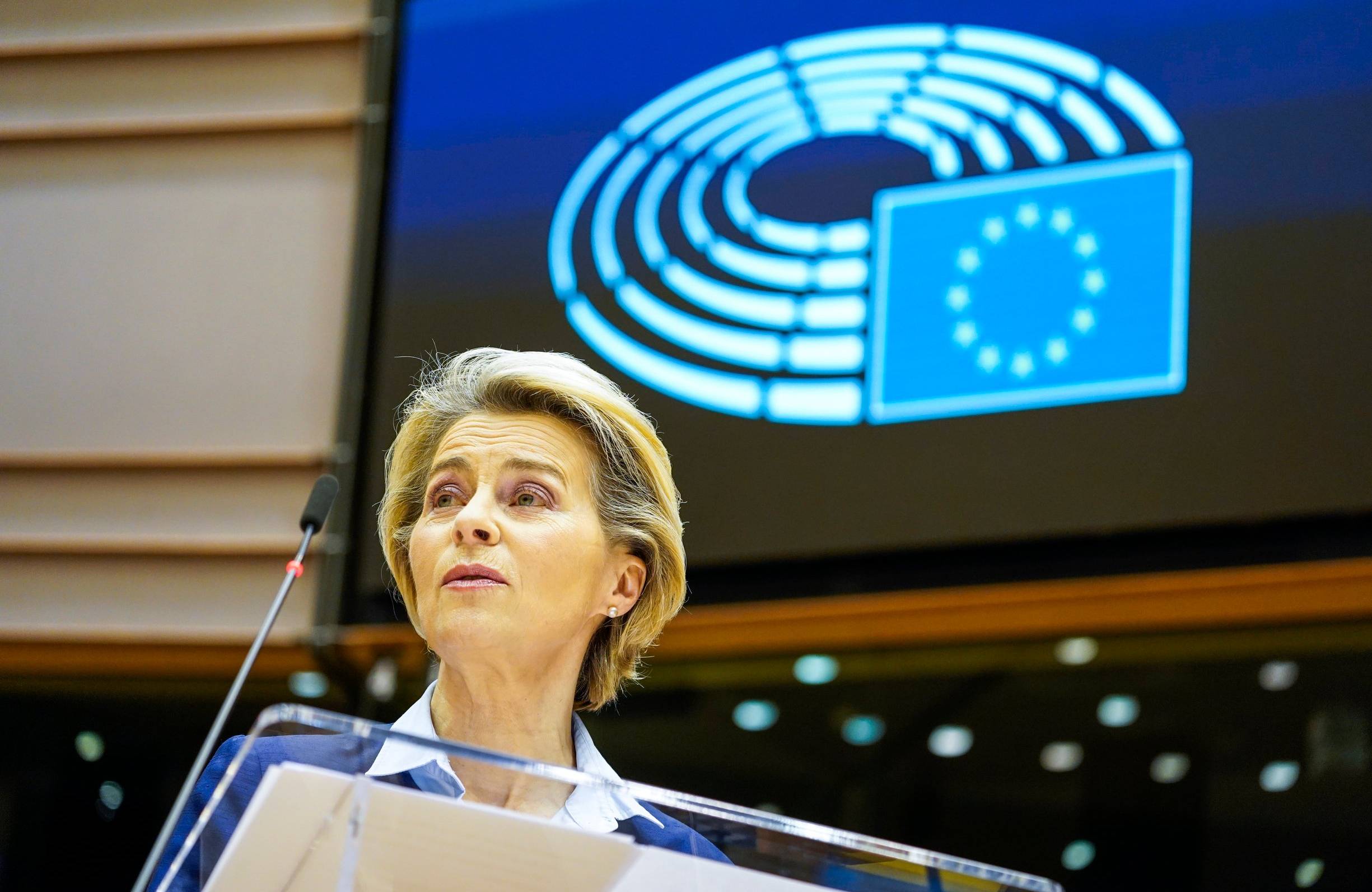 Ursula von der Leyen w Parlamencie Europejskim