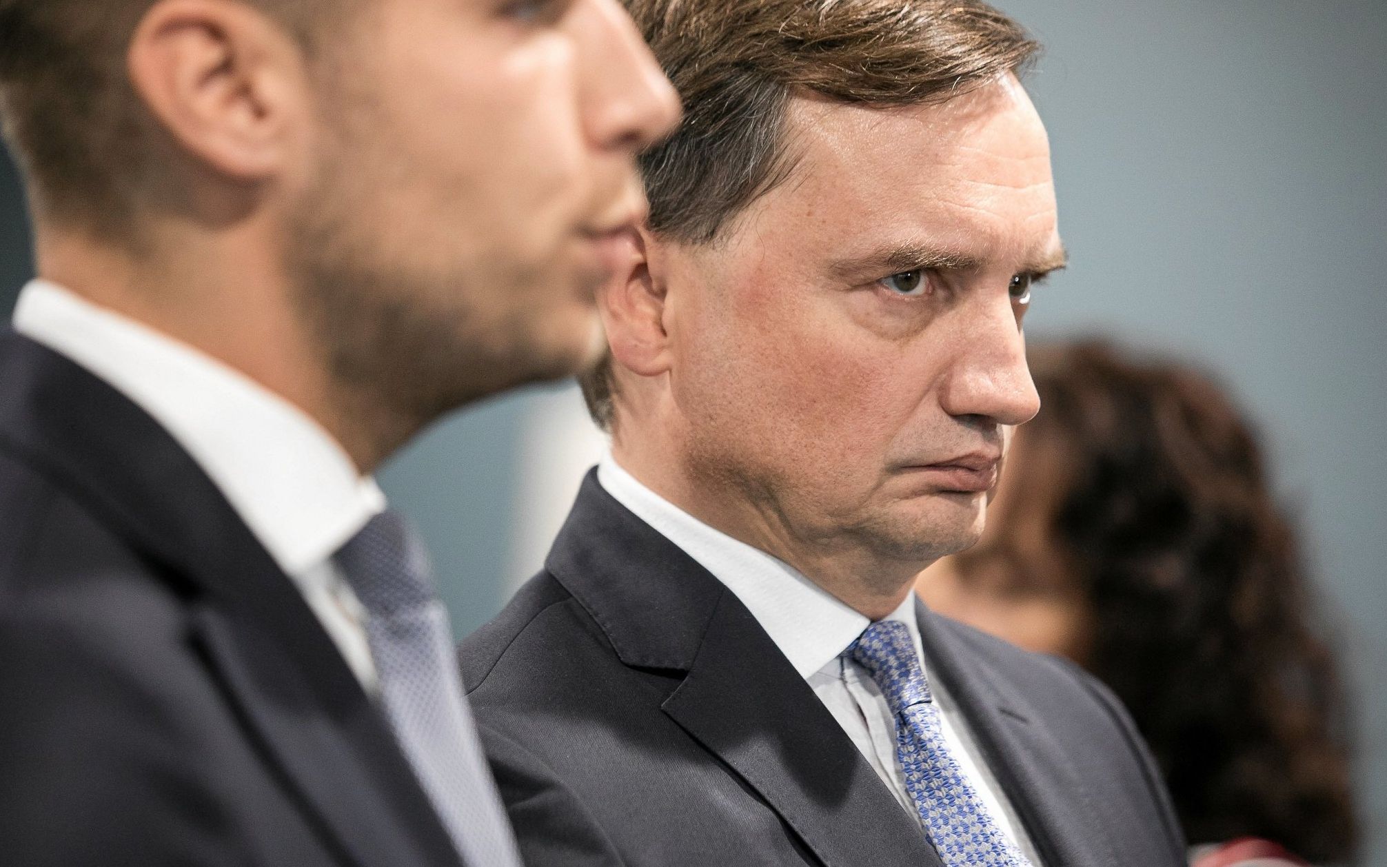 19.09.2019 Lublin . Minister sprawiedliwosci i prokurator generalny Zbigniew Ziobro podczas przedwyborczej konferencji prasowej .
Fot. Jakub Orzechowski / Agencja Gazeta