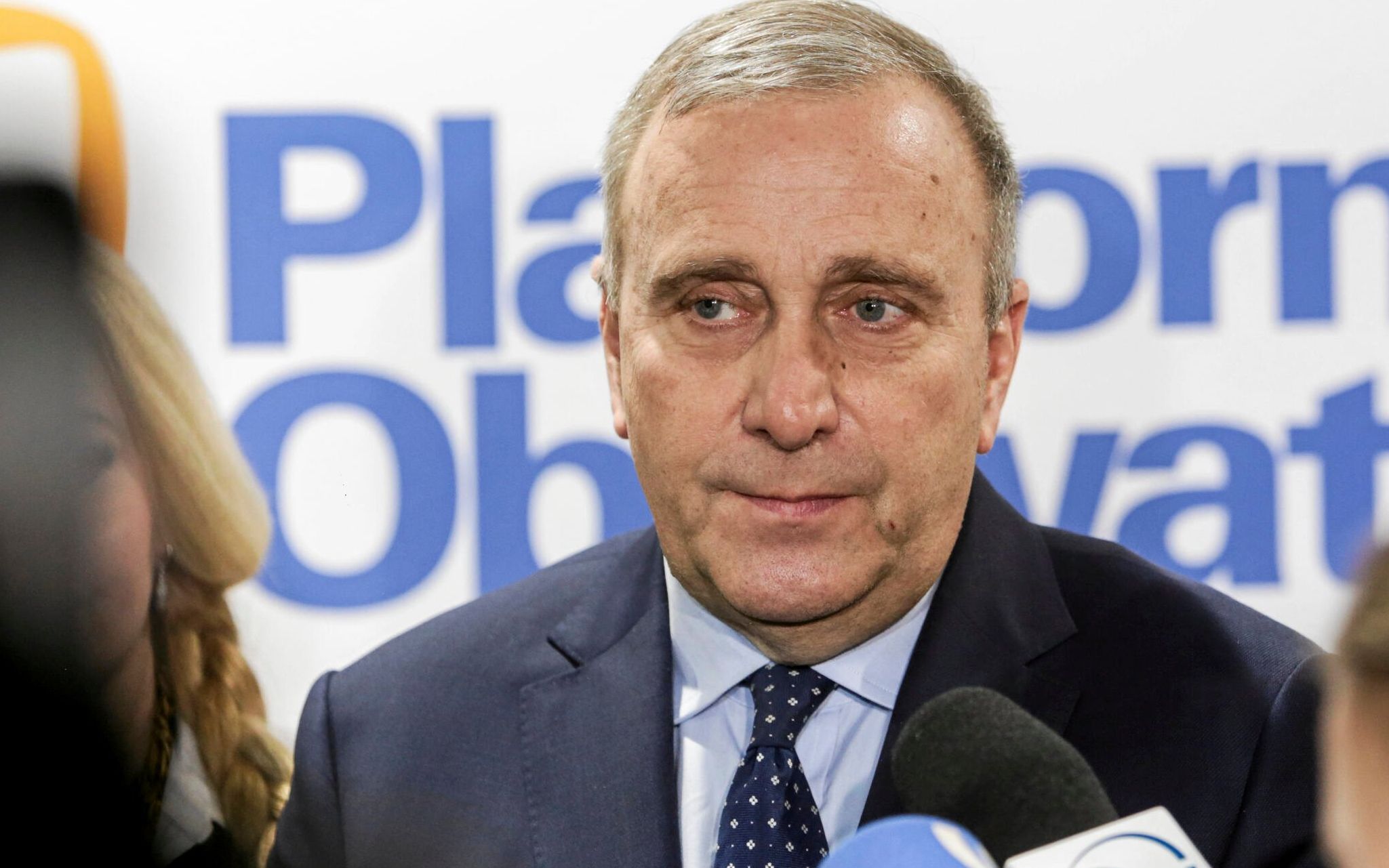 09.12.2019 Lublin . Aleje Raclawickie , Hotel Mercure . Konferencja prasowa Platformy Obywatelskiej. Nz. Grzegorz Schetyna
Fot. Krzysztof Mazur/ Agencja Gazeta
