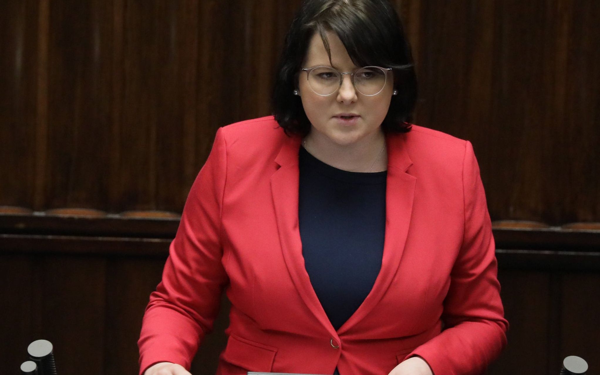15.04.2020 Warszawa . Sejm . Pierwszy dzien 10 . posiedzenia Sejmu IX kadencji w czasie epidemii koronawirusa . Debata nad projektem Kai Godek zaostrzajacym ustawe antyaborcyjna .
Fot. Slawomir Kaminski / Agencja Gazeta