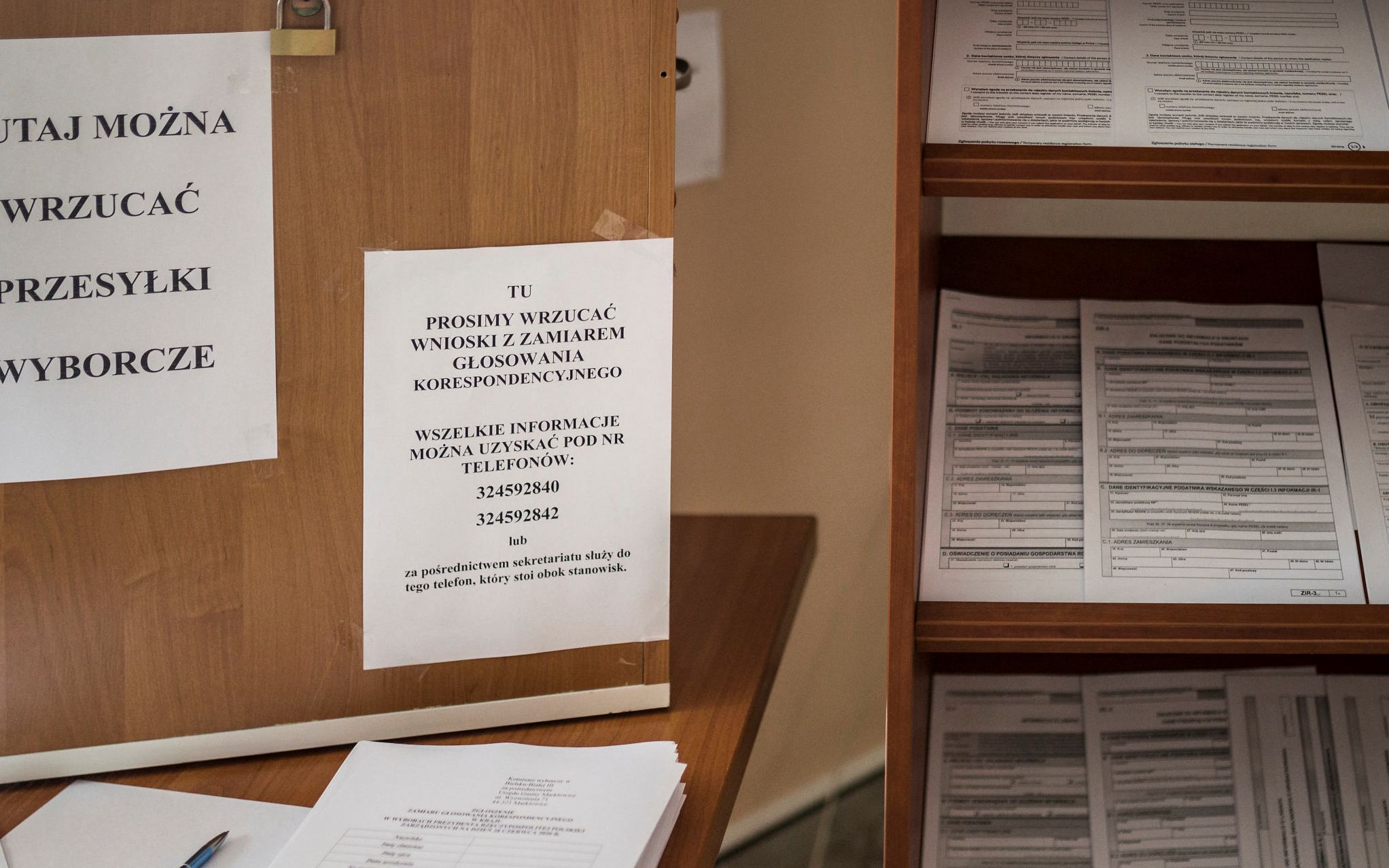 24.06.2020 Marklowice . Jedna z kilku miejscowosci , w ktorej wybory prezydenckie ze wzgledu na epidemie koronawirusa przeprowadzone beda korespondencyjnie .
 Fot. Grzegorz Celejewski / Agencja Gazeta