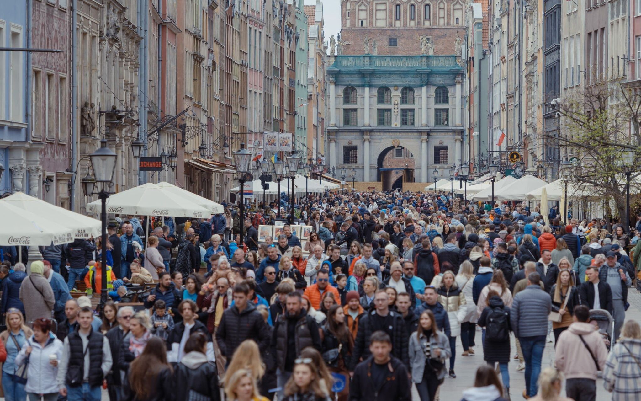 01.05.2022 Gdansk , ul. Dluga . Ludzie spedzaja czas wolny w Gdansku .
Fot. Bartosz Banka / Agencja Wyborcza.pl