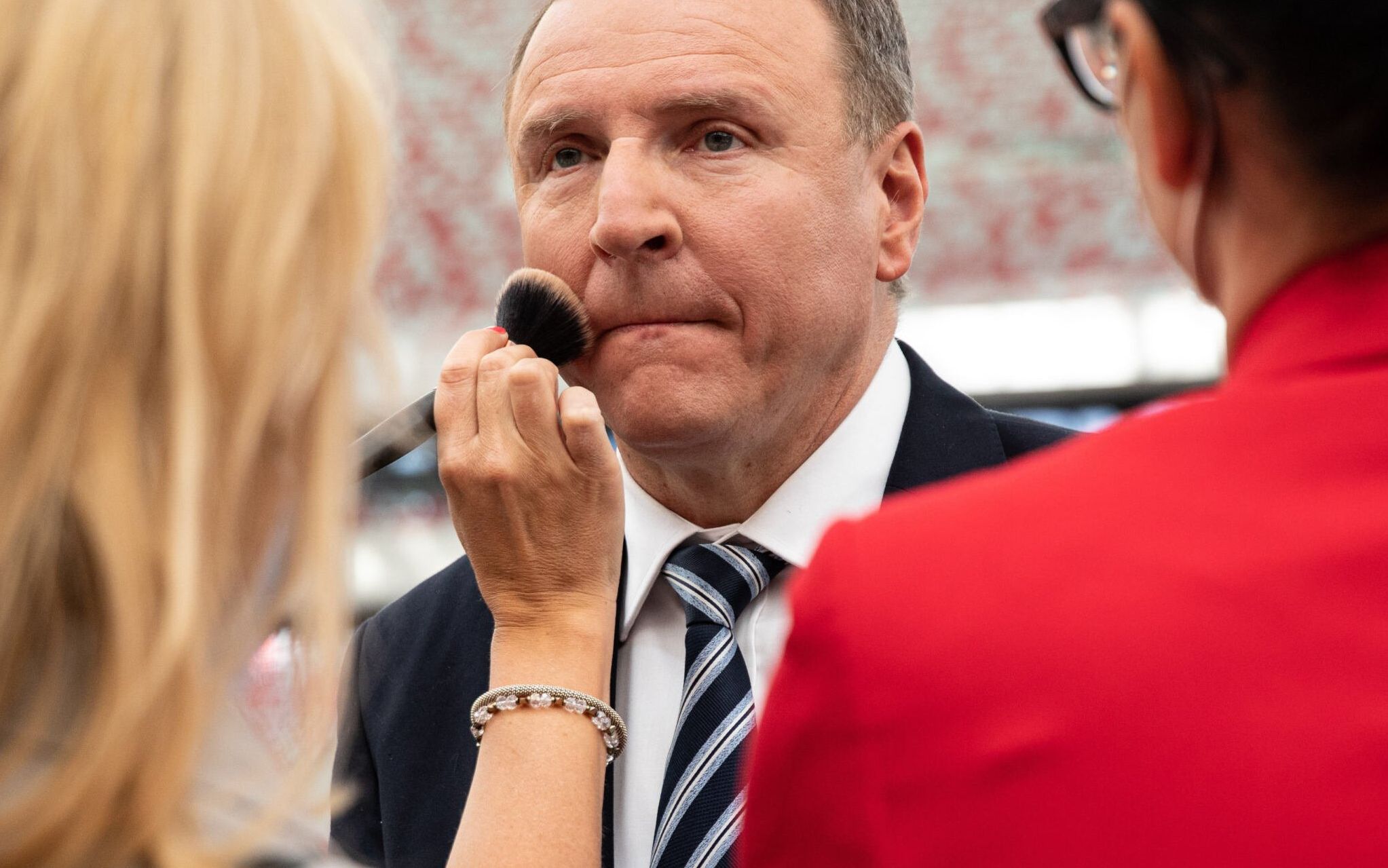 29.07.2020 Warszawa . Stadnion PGE Narodowy . Prezes TVP Jacek Kurski podczas konferencji prasowej zapowiadajacej wydarzenie '' 1920 . Wdzieczni bohaterom '' na Stadionie PGE Narodowy .
Fot. Dawid Zuchowicz / Agencja Gazeta