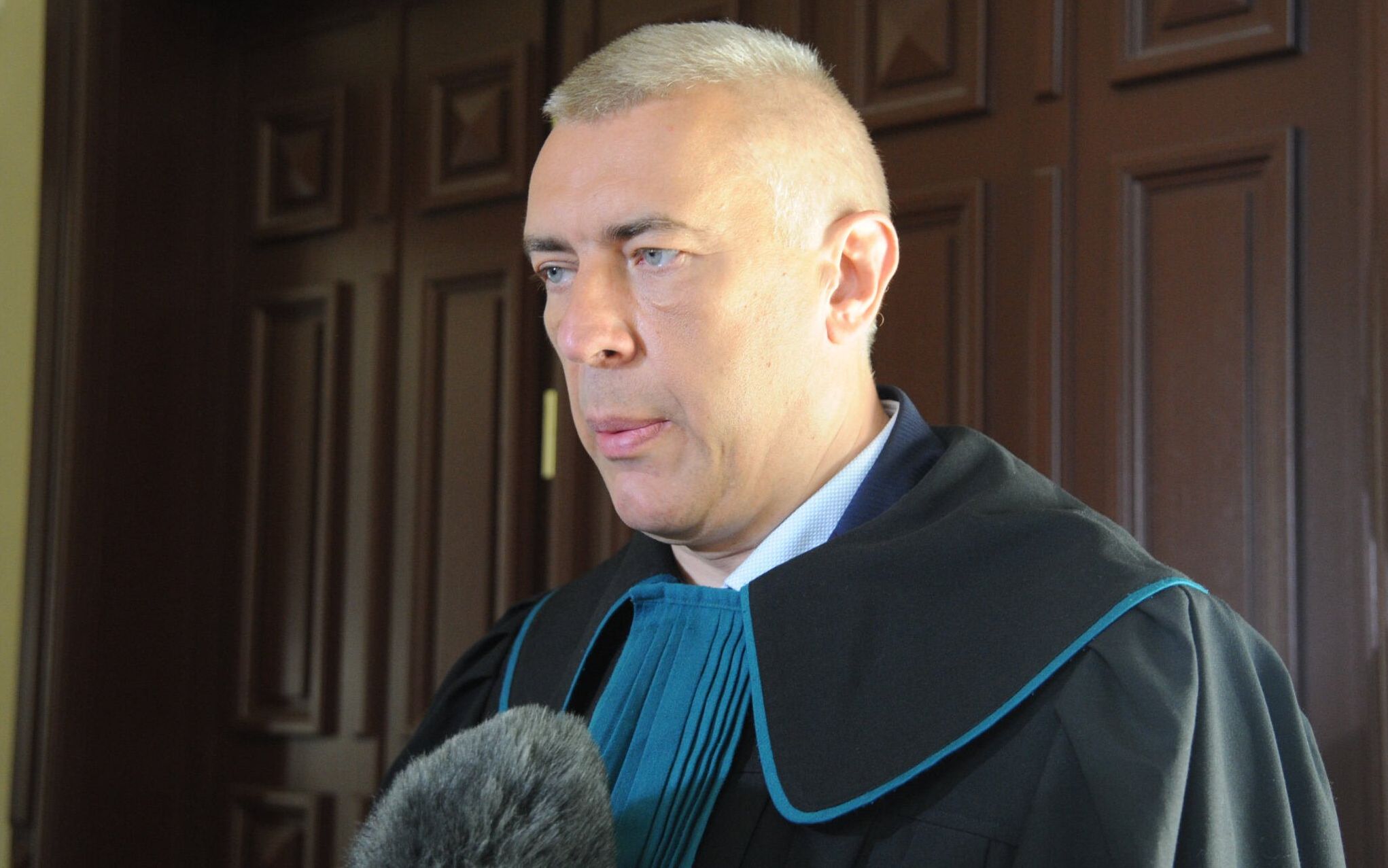 07.05.2018 Szczecin , Sad Okregowy w Szczecinie . Posiedzenie zazaleniwe Sadu Okregowego w sprawie wyjscia na wolnosc Stanislawa Gawlowskiego - Platforma Obywatelska . Nz. adwokat Roman Giertych .
Fot. Krzysztof Hadrian / Agencja Gazeta