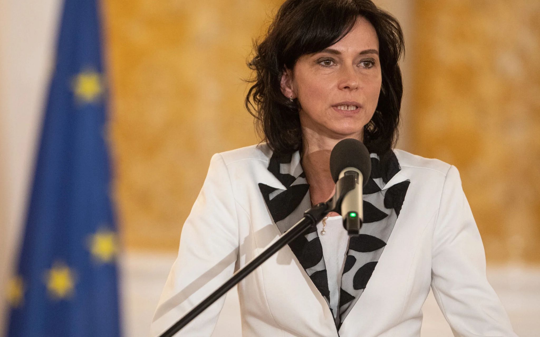 18.02.2020 Warszawa , Zamek Krolewski . Podsekretarz Stanu w Ministerstwie Sprawiedliwosci Anna Dalkowska podczas uroczystosci 30-lecia Krajowej Rady Sadownictwa . 
Fot. Dawid Zuchowicz / Agencja Gazeta