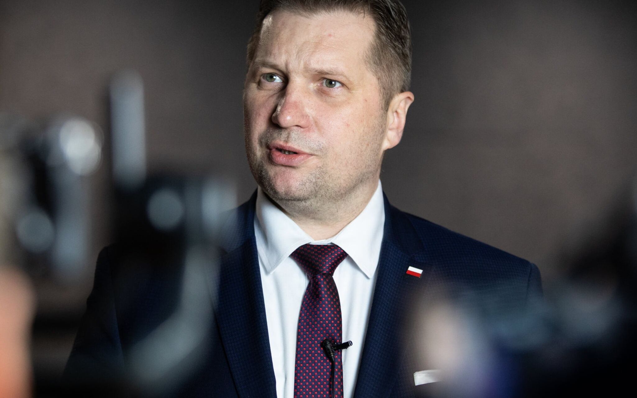 06.04.2022 Lublin , Lubelskie Centrum Konferencyjne . Minister Edukacji i Nauki Przemyslaw Czarnek ( PiS ) podczas IX Ogolnopolskiej Konferencji Samorzadu i Oswiaty Edukacja Przyszlosci 2022 .
Fot. Jakub Orzechowski / Agencja Wyborcza.pl