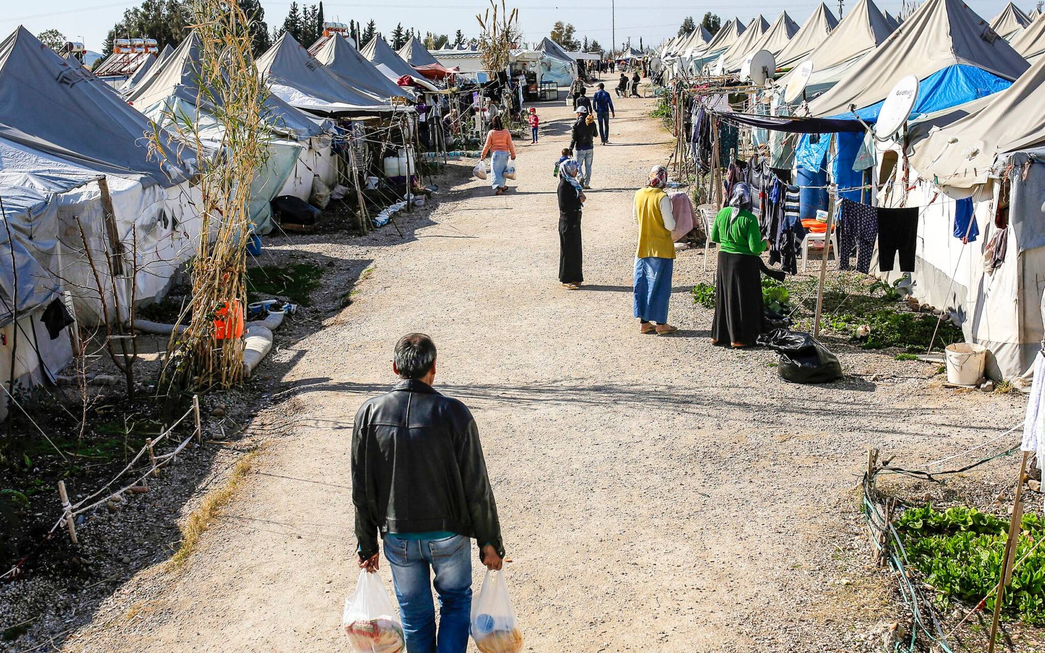 General view of the Osmaniye Cevdetiye Camp, in Turkey on 10th of February, 2016 during a visit by the BUG - Committee on Budgets Delegation of the European Parliament.
