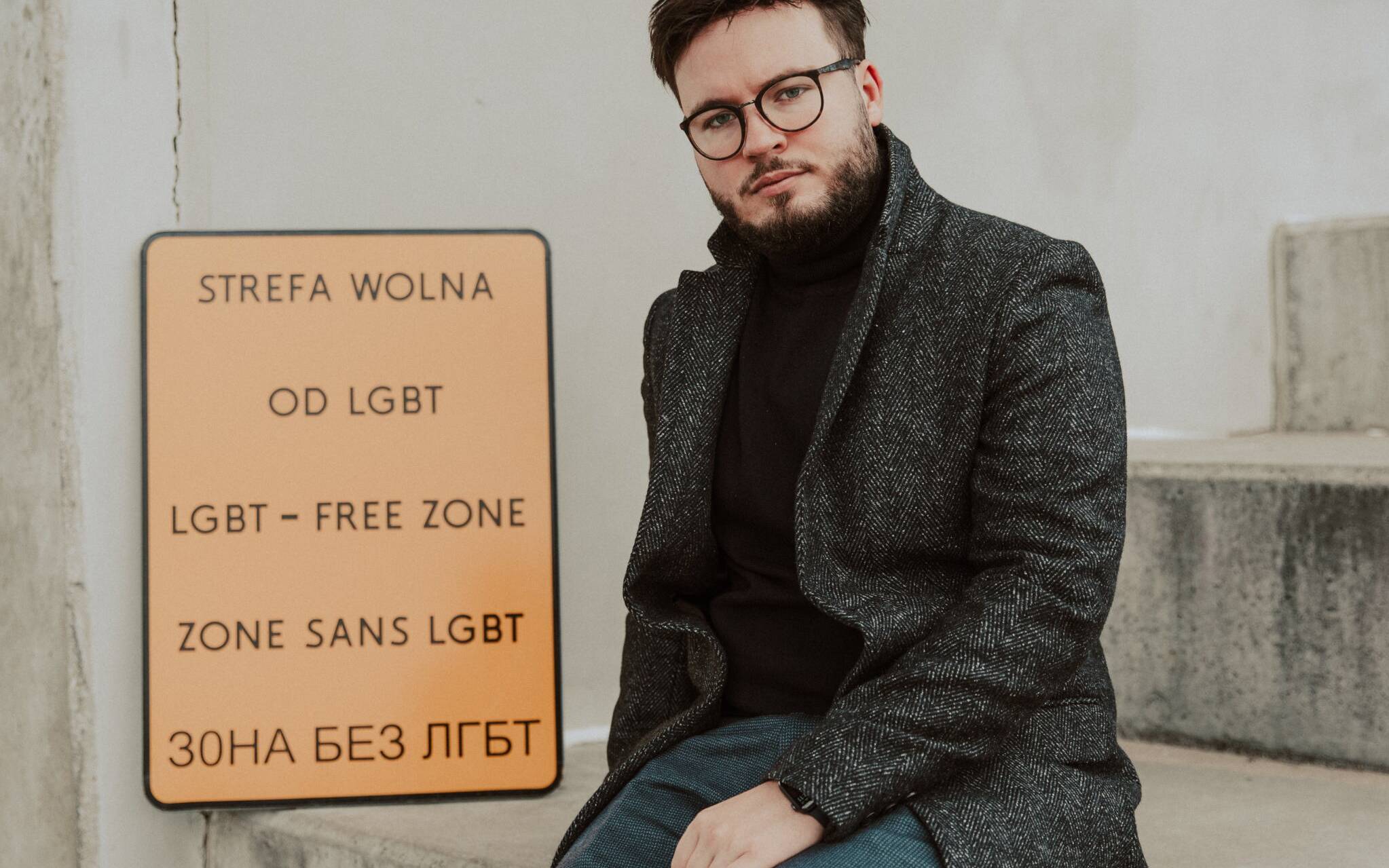 10.03.2021 Warszawa . Aktywista LGBT Bart Staszewski . 
Fot. Dawid Zuchowicz / Agencja Wyborcza.pl