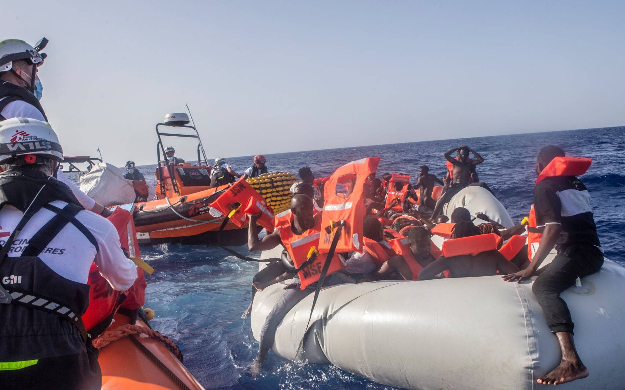 On the afternoon of June 27, the MSF team rescued 71 people from a rubber boat in distress. 22 people are missing, three persons were stabilized, including very young children, and one women died later on board after 30 minutes of resuscitation. A woman and her baby in critical state were also evacuated to Malta during the same night. This is another tragic rescue in the Central Mediterranean and everyone is in a very weak condition and traumatized. The MSF medical team on board is looking after the survivors until disembarkation in a place of safety.