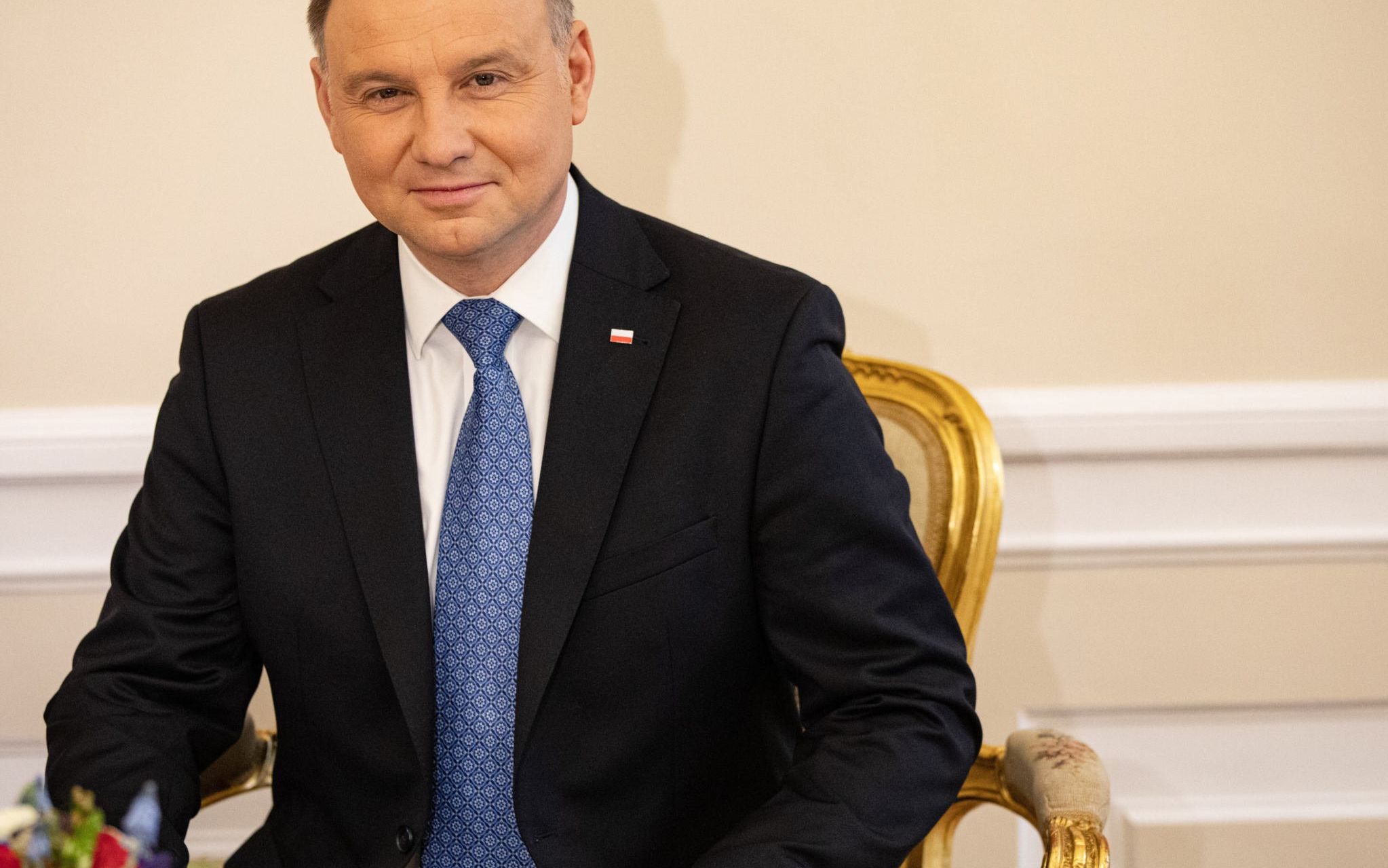 03.03.2020 Warszawa , Palac Prezydencki . Prezydent Andrzej Duda podczas spotkania z Prezydentem Republiki Islandii Guoni Th. Johannessonem .
Fot. Dawid Zuchowicz / Agencja Gazeta