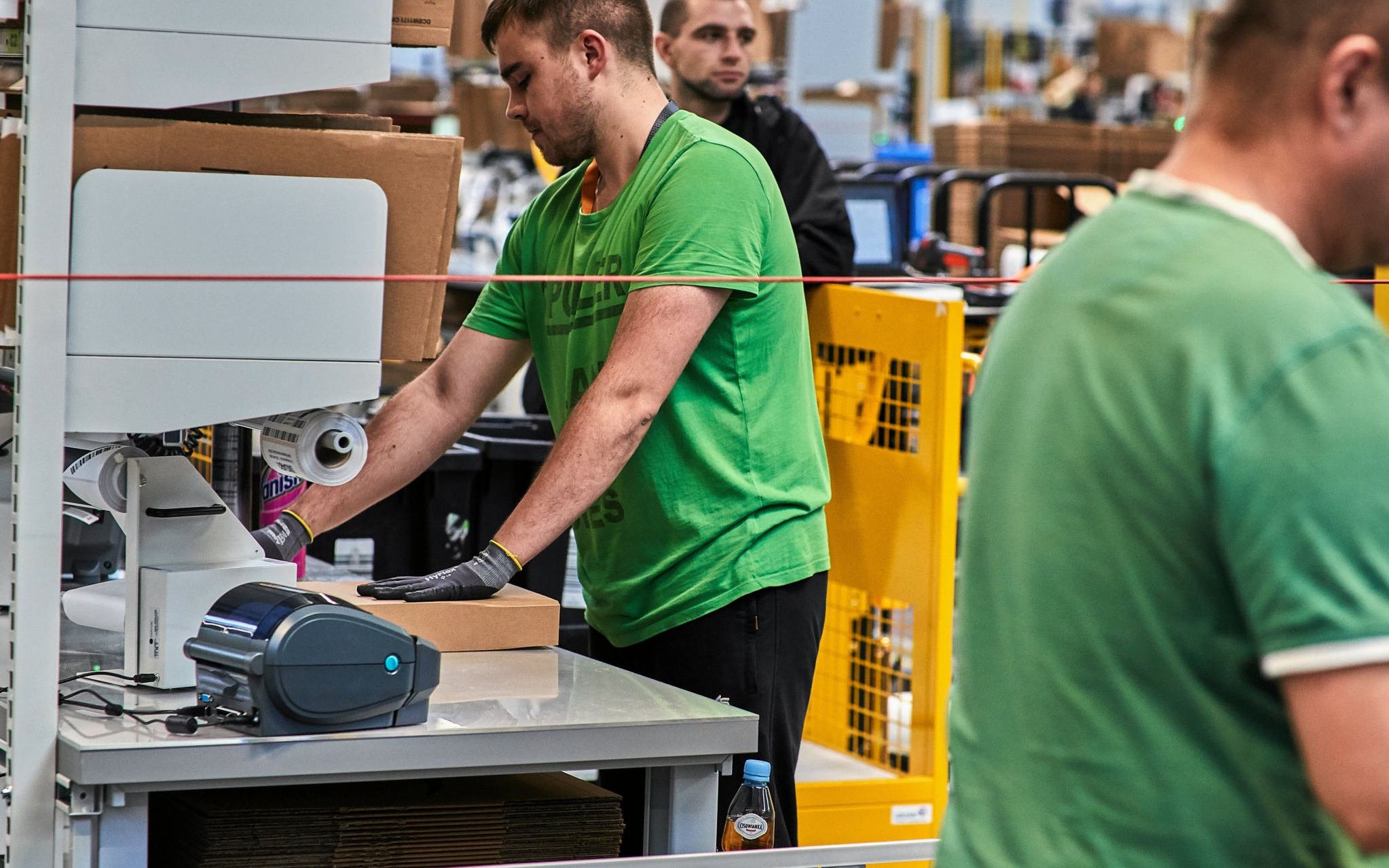 07.11.2019 Pawlikowice kolo Lodzi . Oficjalne otwarcie . Amazon Centrum Logistyczne firmy Amazon .
Fot .Tomasz Stanczak /Agencja Gazeta