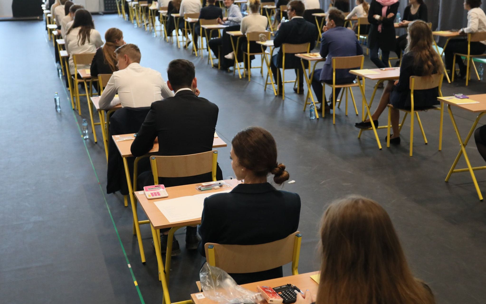 07.05.2019 Piaseczno , ul Chyliczkowska 17. IV Liceum Ogolnoksztalcace . Uczniowie podczas egzaminu maturalnego z matematyki .
Fot. Slawomir Kaminski / Agencja Gazeta