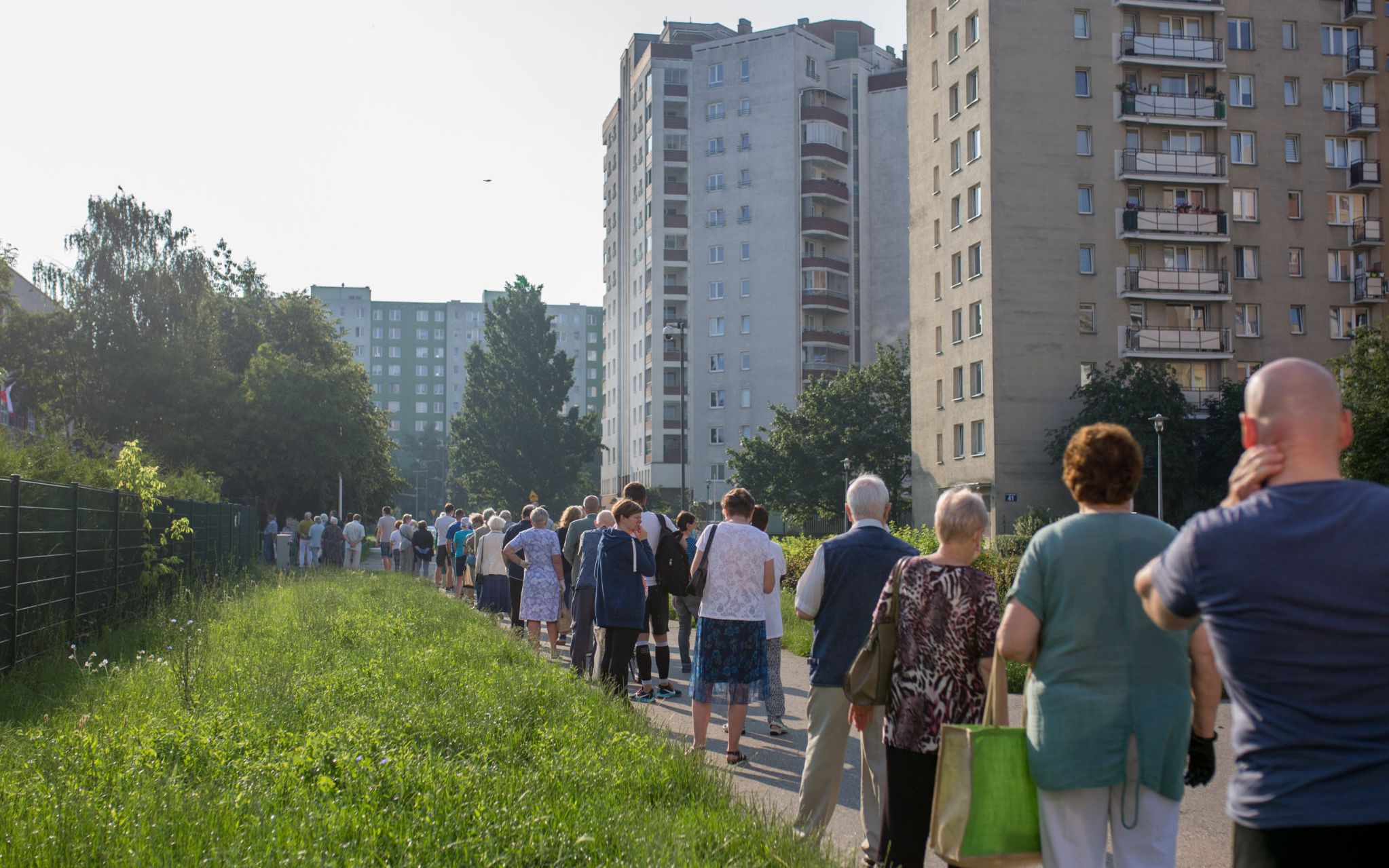 28.06.2020 Warszawa , ulica Krasiczynska 4 . Poland's presidential election, first round Wybory prezydenckie 2020, pierwsza tura Szkola Podstawowa nr 380 Warszawa  .
Fot. Adam Stepien / Agencja Gazeta