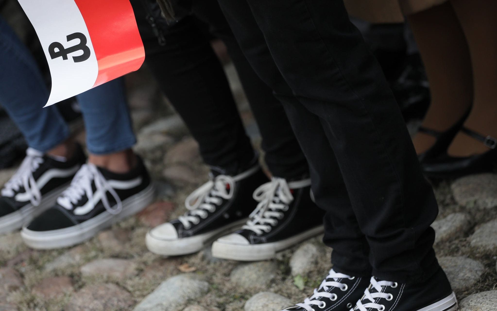 02.10.2019  Warszawa , Powstanczy Cmentarz na Woli . Slubowanie uczniow 86. Liceum im. Batalionu Zoska podczas uroczystosci zwiazanych z 75. rocznica upadku Powstania Warszawskiego .
Fot. Slawomir Kaminski / Agencja Gazeta