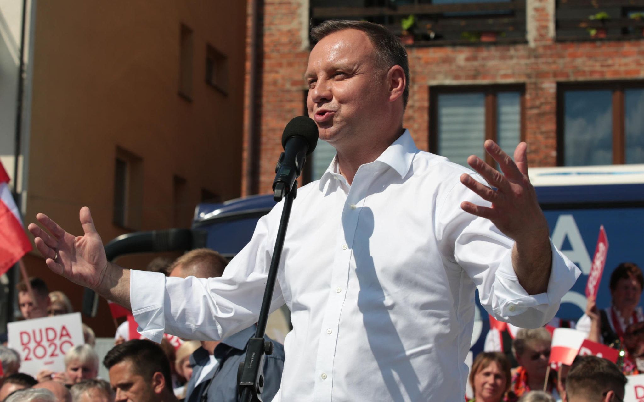 06.07.2020 Starachowice . Wizyta prezydenta RP Andrzeja Dudy .
Fot. Pawel Malecki / Agencja Gazeta