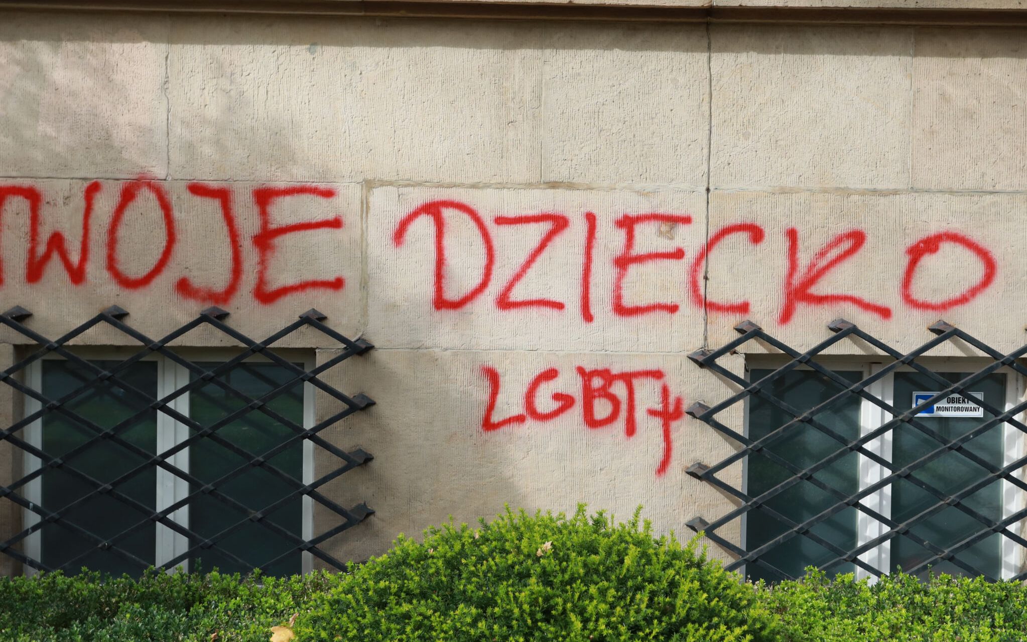 30.09.2020 Warszawa . Napisy na budynku Ministerstwa Edukacji
Fot. Jacek Marczewski / Agencja Gazeta