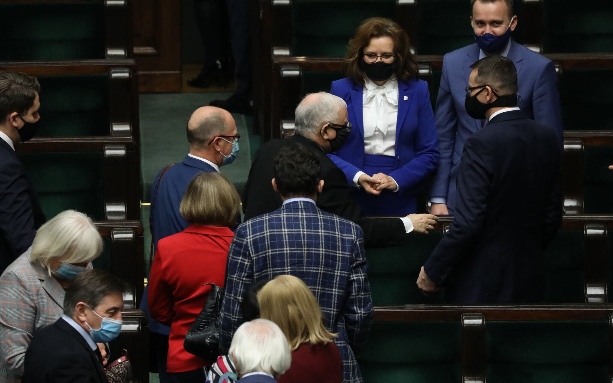 17.12.2020 Warszawa . Sejm . 24 . posiedzenie Sejmu X kadencji . Poslowie podczas wieczornrgo bloku glosowan nad poprawkami Senatu .
Fot. Slawomir Kaminski / Agencja Gazeta