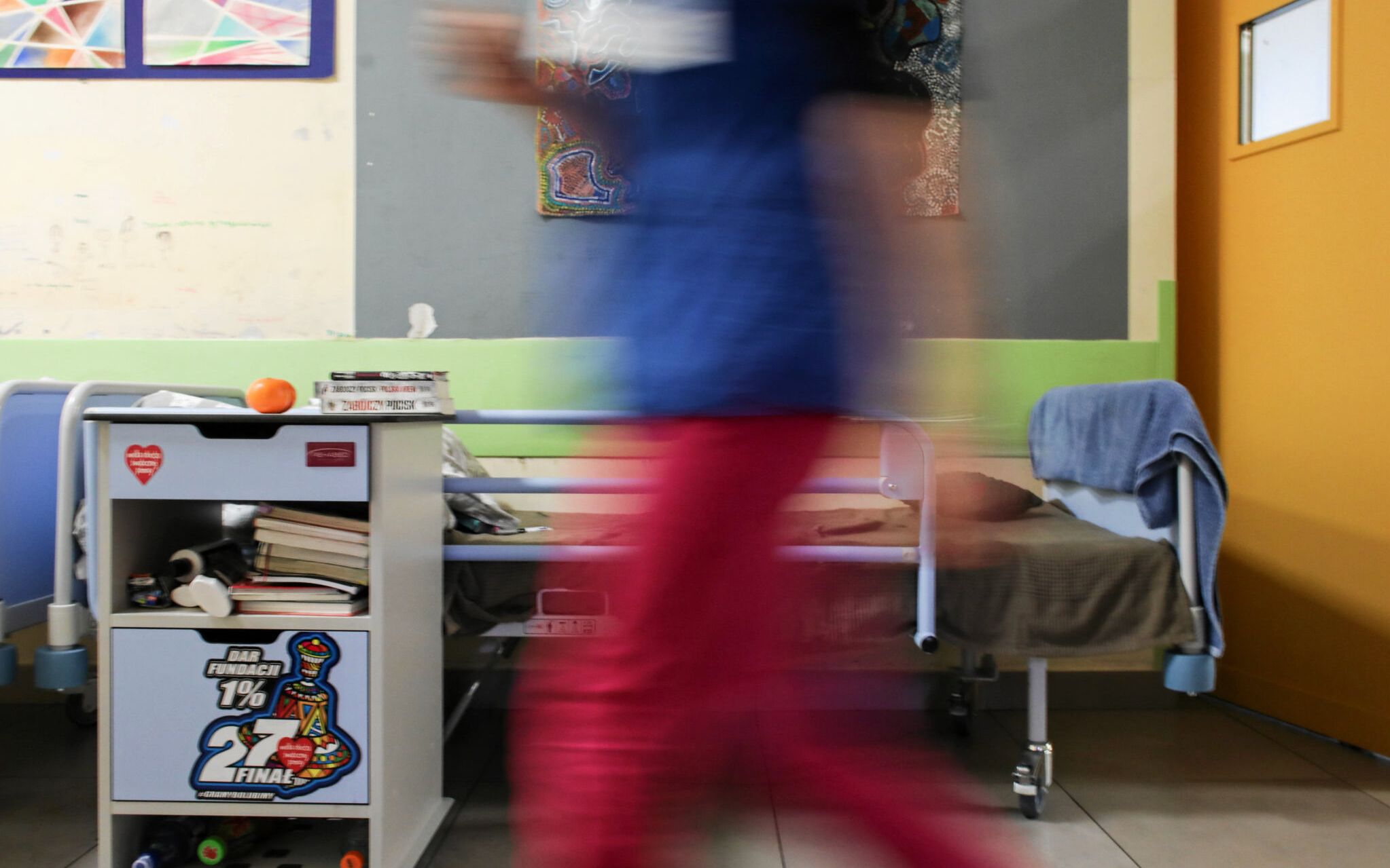 10.01.2020 Krakow . Ul. Kopernika . Oddzial Psychiatrii Dzieciecej . Serduszka i naklejki Orkiestry Swiatecznej Pomocy na Oddziale Psychiatrii dDzieciecej w szpitalu Uniwersyteckim .

Fot. Jakub Wlodek / Agencja Gazeta