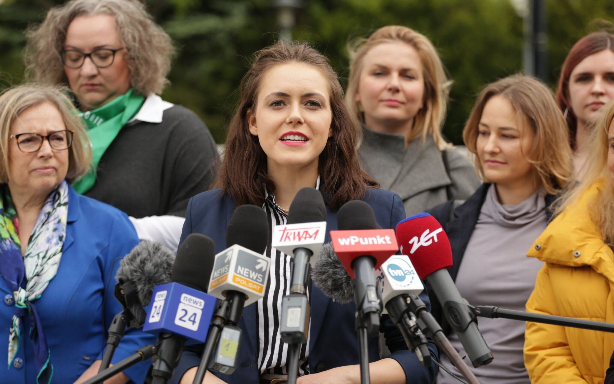 26.05.2021 Warszawa , ul. Wiejska . Konferencja prasowa Komitetu " Legalna Aborcja Bez Kompromisow ".
Fot. Adam Stepien / Agencja Gazeta
