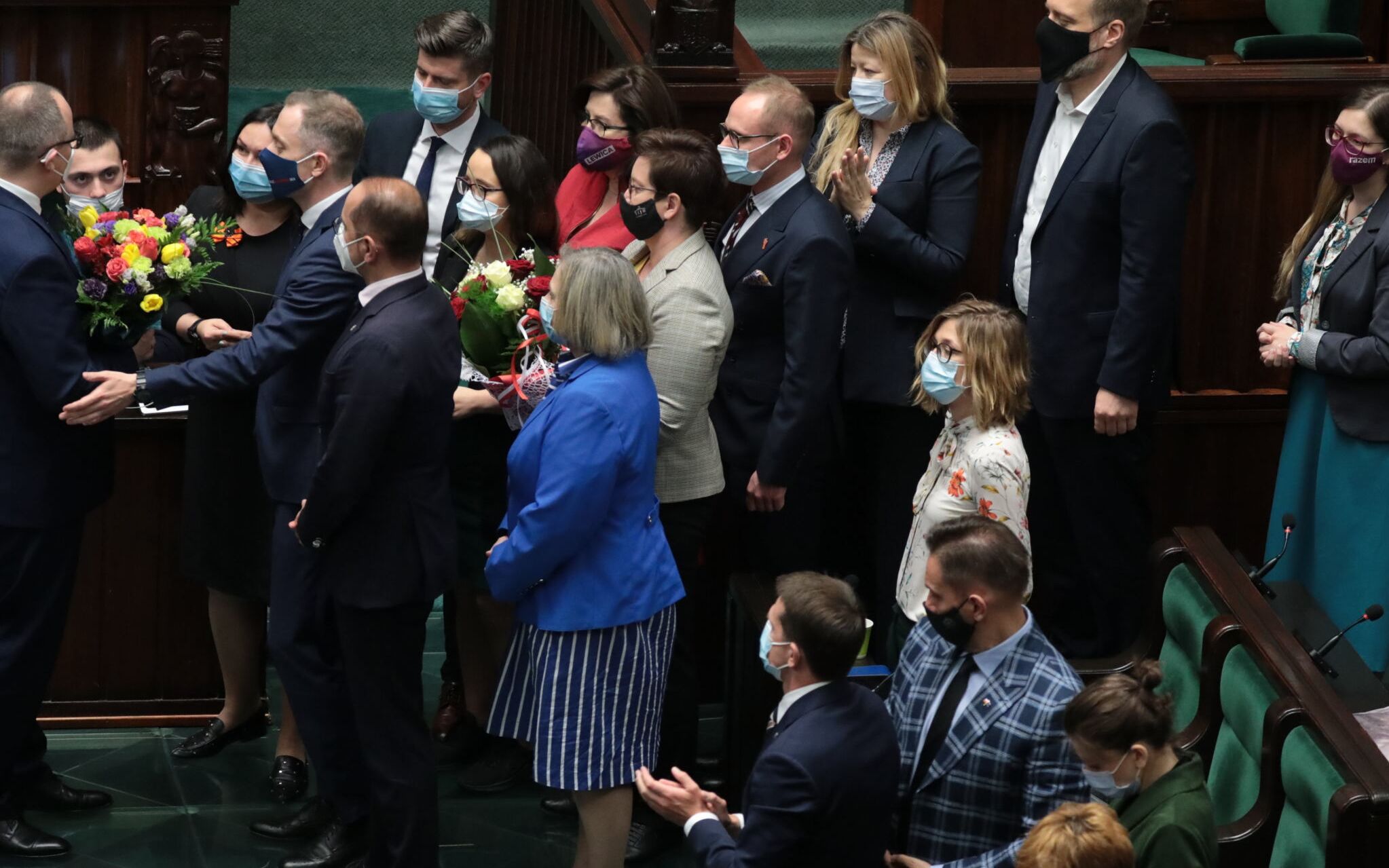 21.05.2021  Warszawa , ulica Wiejska . Sejm . Poslowie podzas sprawozdania rzecznika praw obywatelskich Adama Bodnara .
Fot. Slawomir Kaminski / Agencja Gazeta