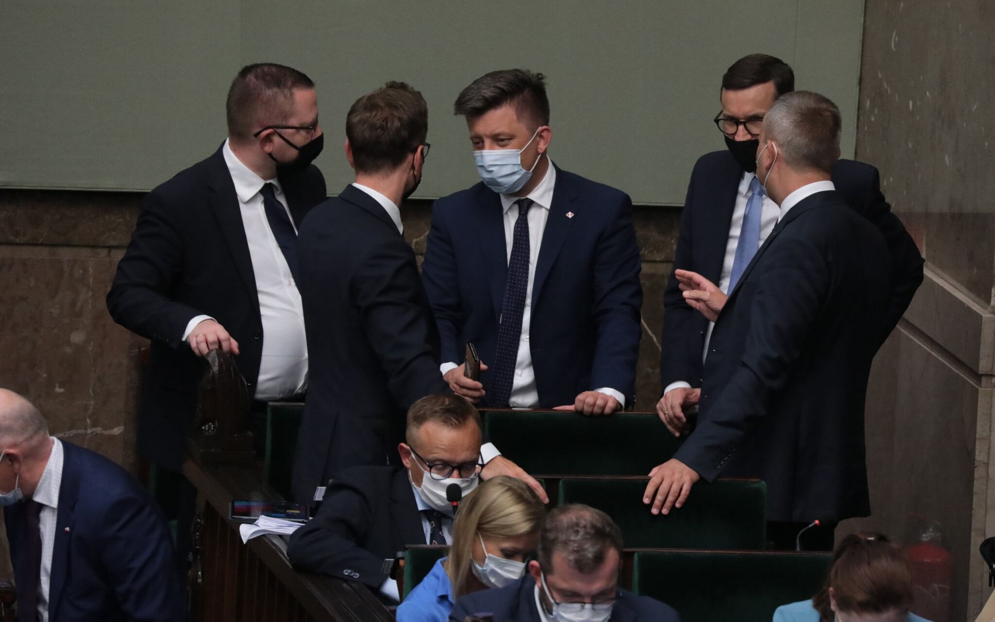 11.08.2021 Warszawa , Sejm . 36 Posiedzenie Sejmu IX Kadencji . Sejm zajmuje sie m.in. projektem nowelizacji ustawy o radiofonii i telewizji, ktory zmienia zasady przyznawania koncesji na nadawanie dla mediow z udzialem kapitalu spoza Europejskiego Obszaru Gospodarczego . nz Michal Dworczyk
Fot. Slawomir Kaminski / Agencja Gazeta