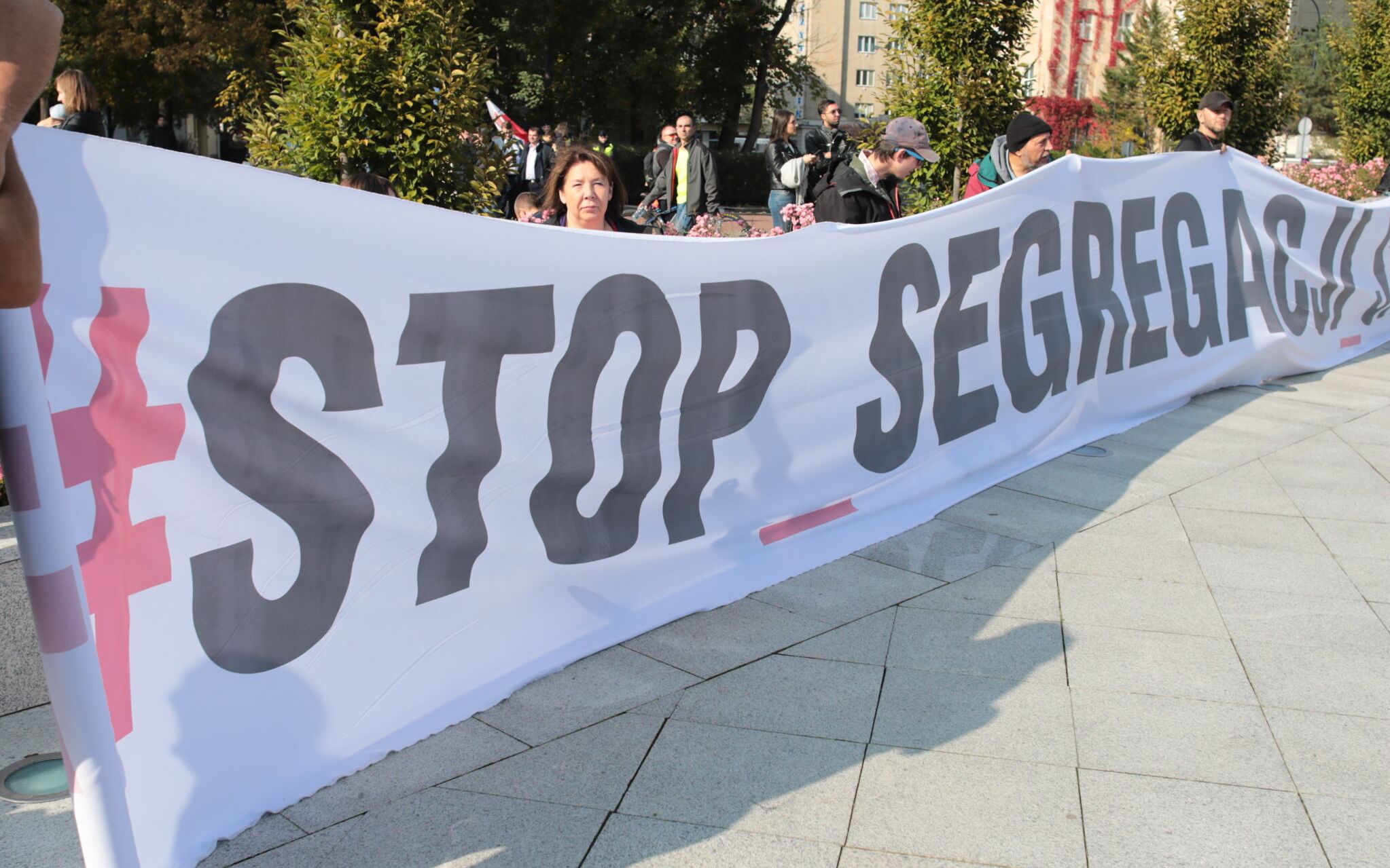 02.10.2021 Warszawa , Marsz Wolnosci i Suwerennosci . Stop Segregacji Sanitarnej . Marsz antyszczepionkowcow zorganizowany przez partie Konfederacja .
Fot. Slawomir Kaminski / Agencja Wyborcza.pl