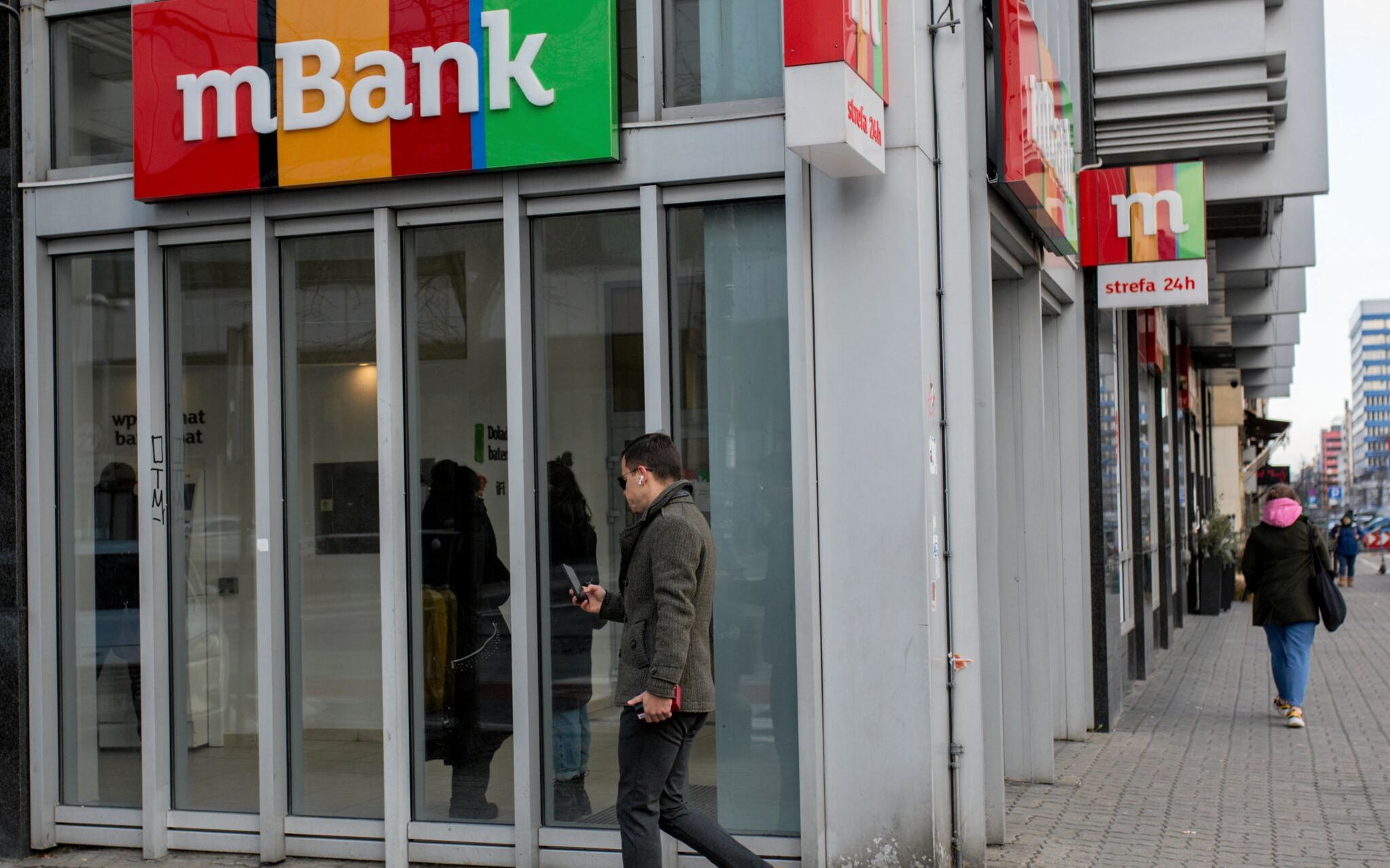 10.01.2022 Warszawa , mBank . 
Fot. Adam Stepien / Agencja Wyborcza.pl