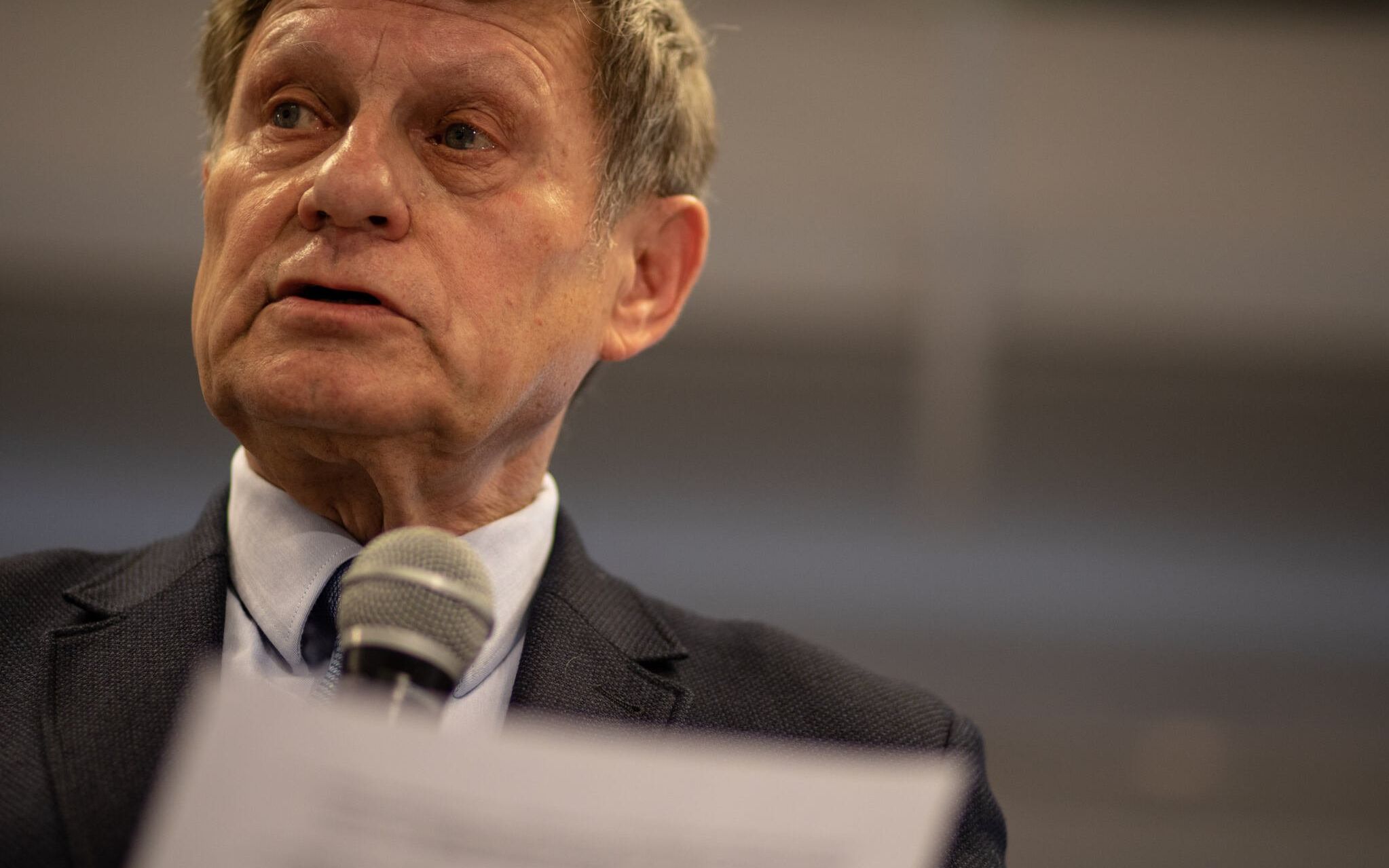 25.03.2019 Warszawa , Marzyciele i Rzemieslnicy . Profesor Leszek Balcerowicz podczas konferencji prasowej ws. listu od Prokuratury . 
Fot. Dawid Zuchowicz / Agencja Wyborcza.pl