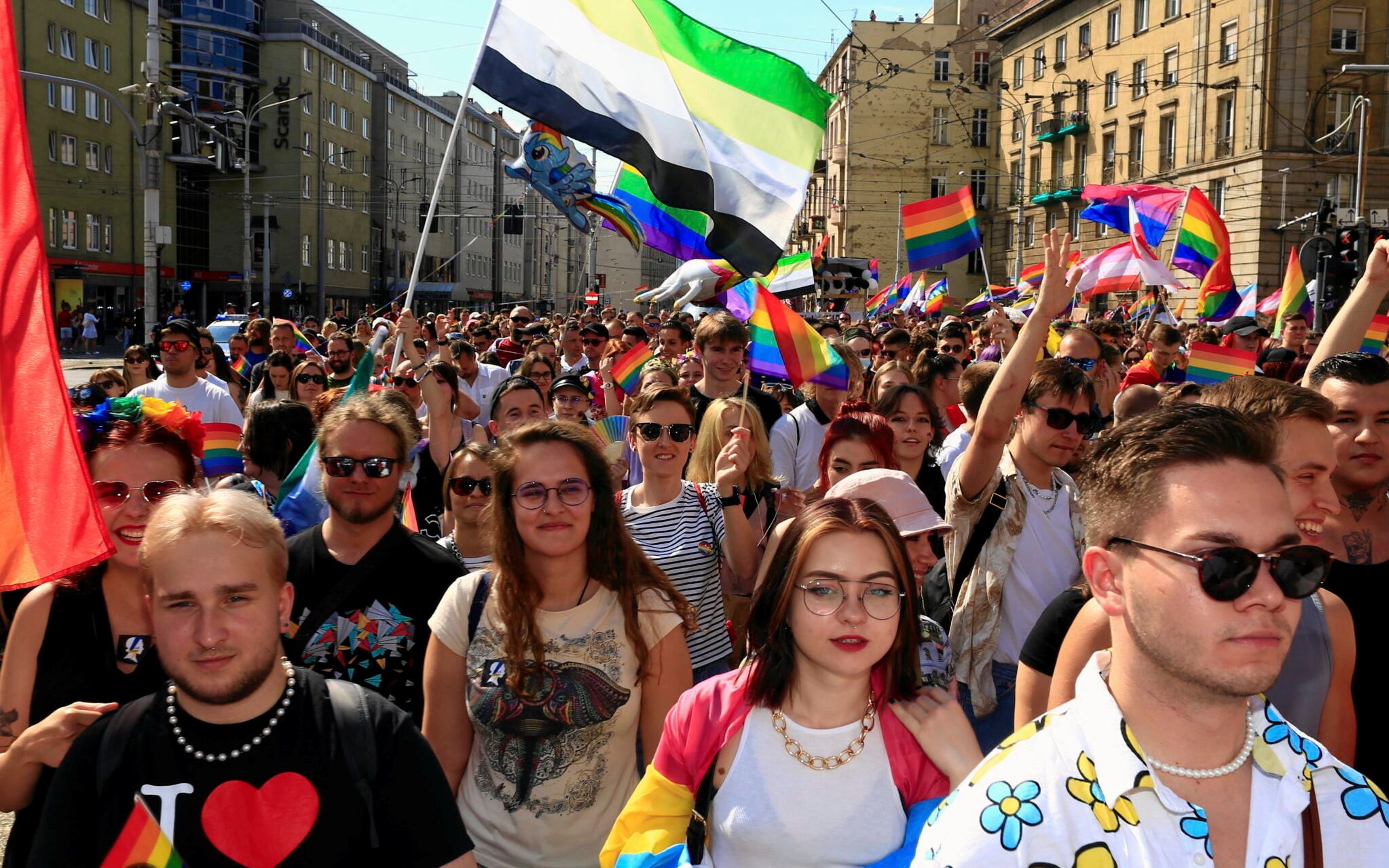 11.06.2022 Wroclaw . Marsz Rownosci .  
Fot. Krzysztof Cwik / Agencja Wyborcza.pl