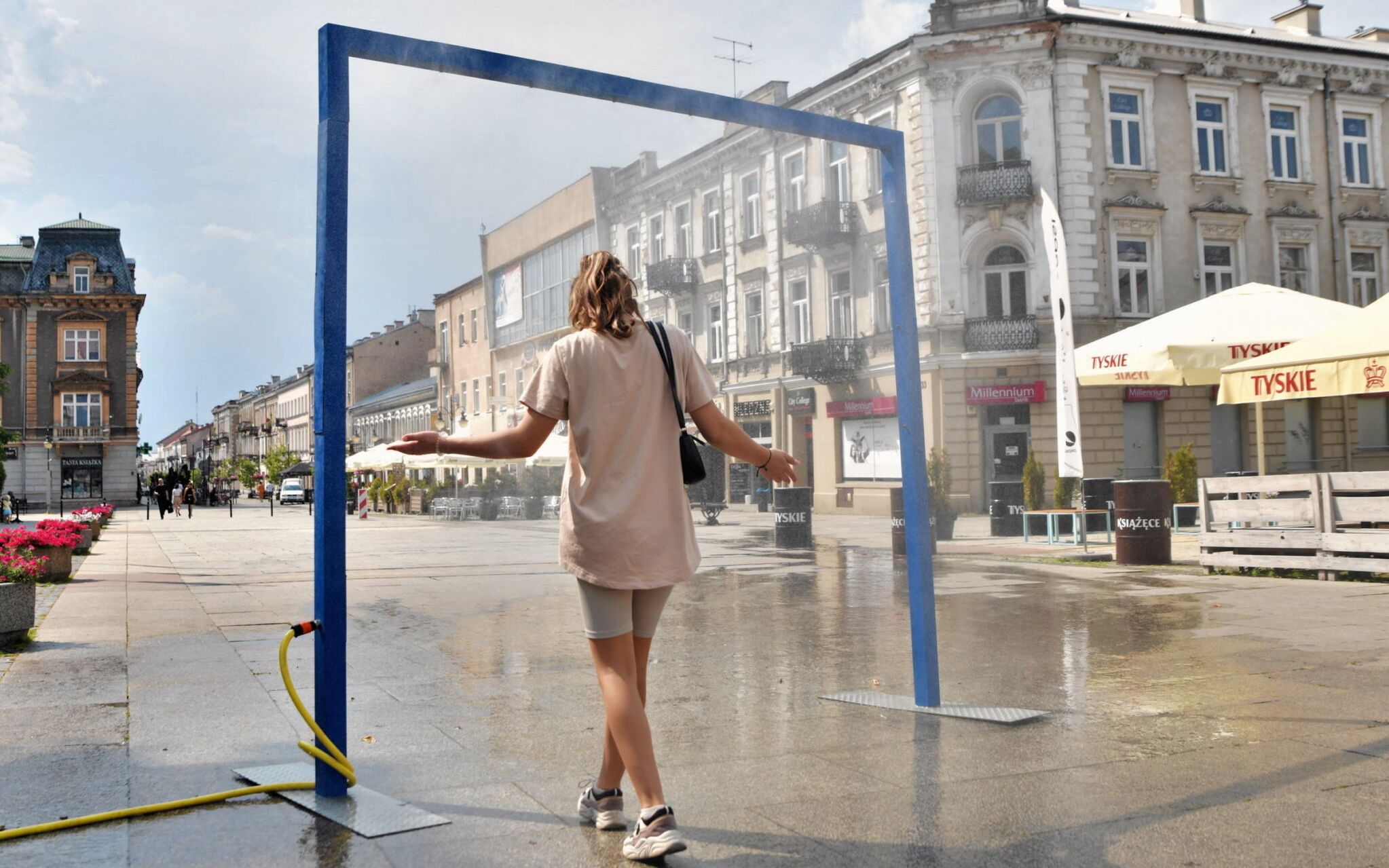 30.06.2022 Radom . Kurtyny wodne .
Fot. Marta Dudzinska / Agencja Wyborcza.pl *** Local Caption ***