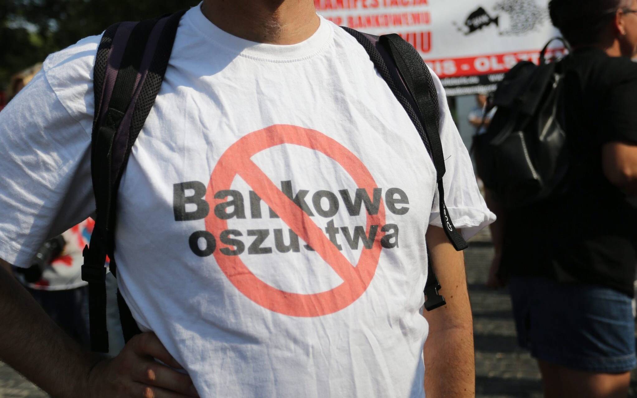10.09.2016 Warszawa , Belweder . Demonstracja frankowiczow .
Fot . Slawomir Kaminski / Agencja Gazeta