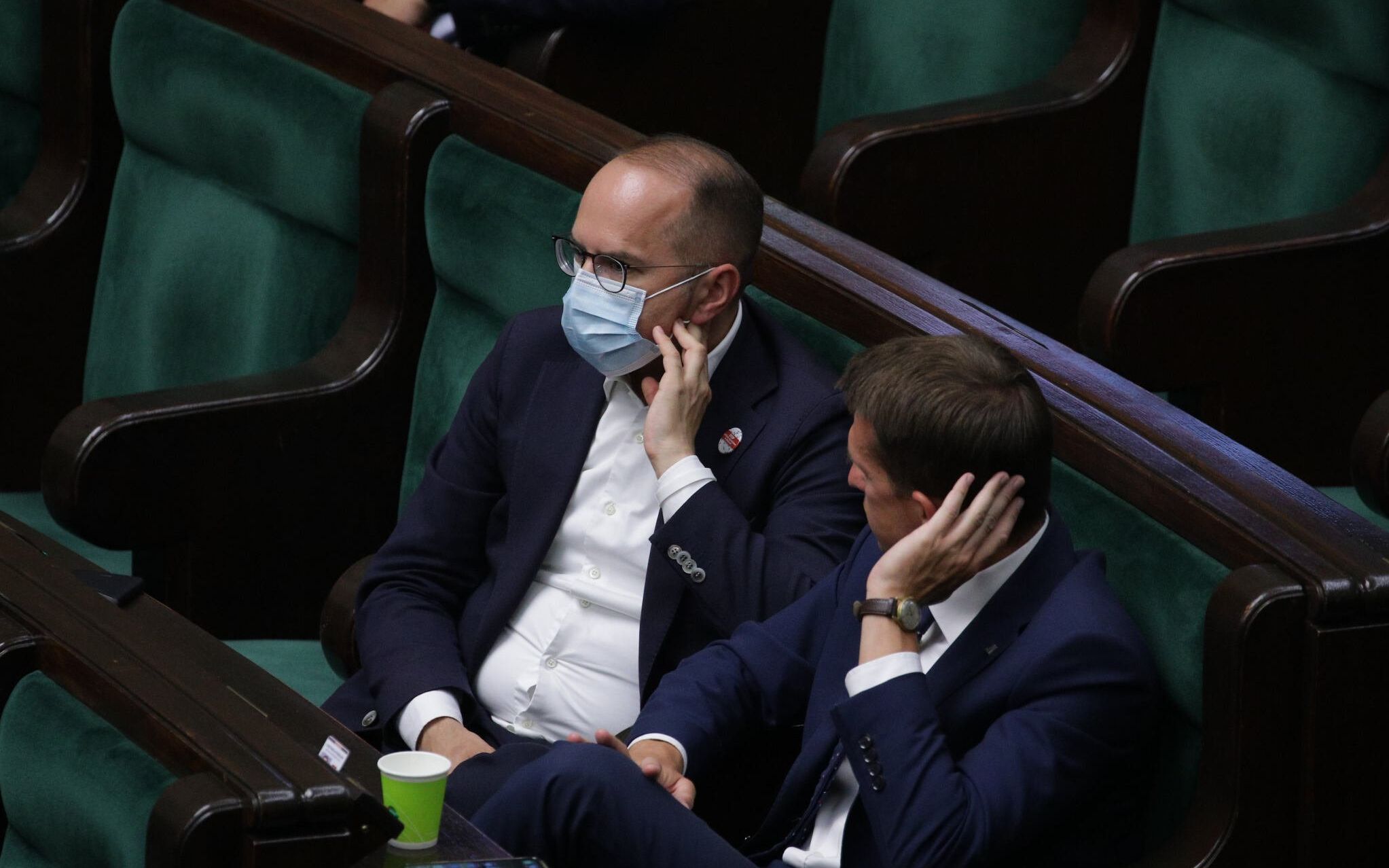 14.08.2020 Warszawa , ul. Wiejska . 16. posiedzenia Sejmu Rzeczypospolitej Polskiej . Posel KO Michal Szczerba  . 
Fot. Dawid Zuchowicz / Agencja Gazet