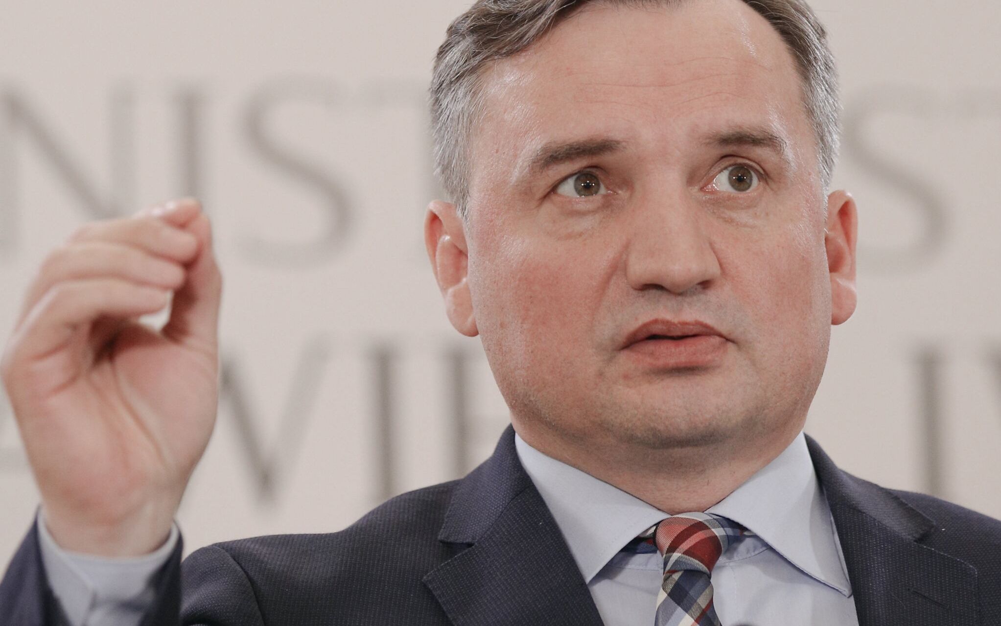 11.05.2021 Warszawa . Ministerstwo Sprawiedliwosci . Minister sprawiedliwosci , prokurator generalny Zbigniew Ziobro podczas konferencji prasowej w sprawie reformy prawa rodzinnego .
Fot. Dawid Zuchowicz / Agencja Gazeta