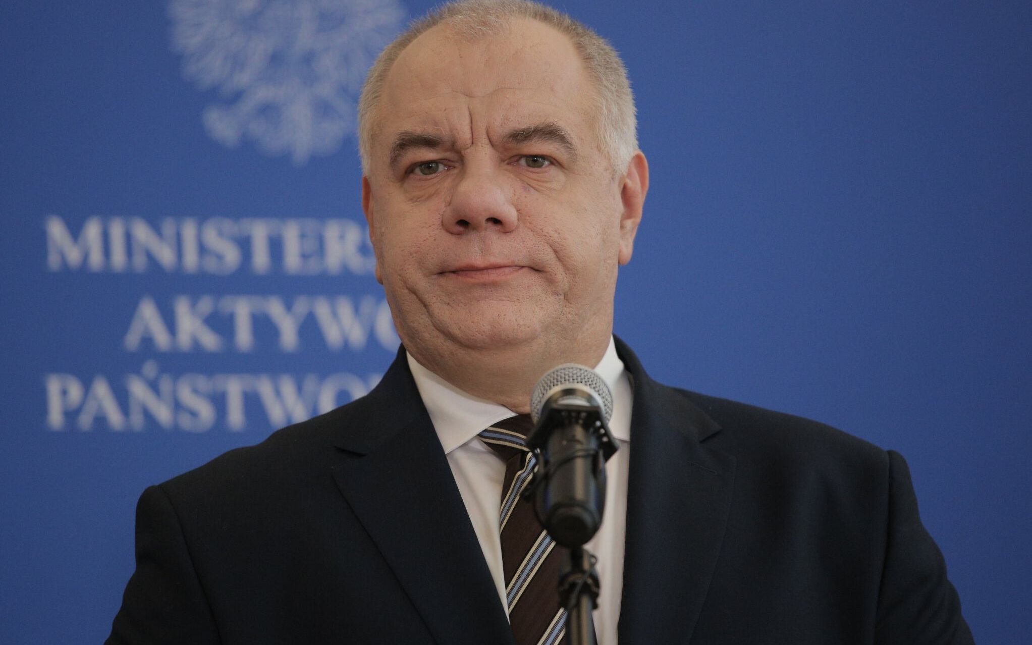 08.06.2020 Warszawa , ul. Krucza 36 / Wspolna 6 , siedziba Ministerstwa Aktywow Panstwowych . Wicepremier i minister aktywow panstwowych Jacek Sasin  podczas konferencji prasowej dotyczacej sytuacji epidemicznej na Slasku .
Fot. Maciek Jazwiecki / Agencja Gazeta