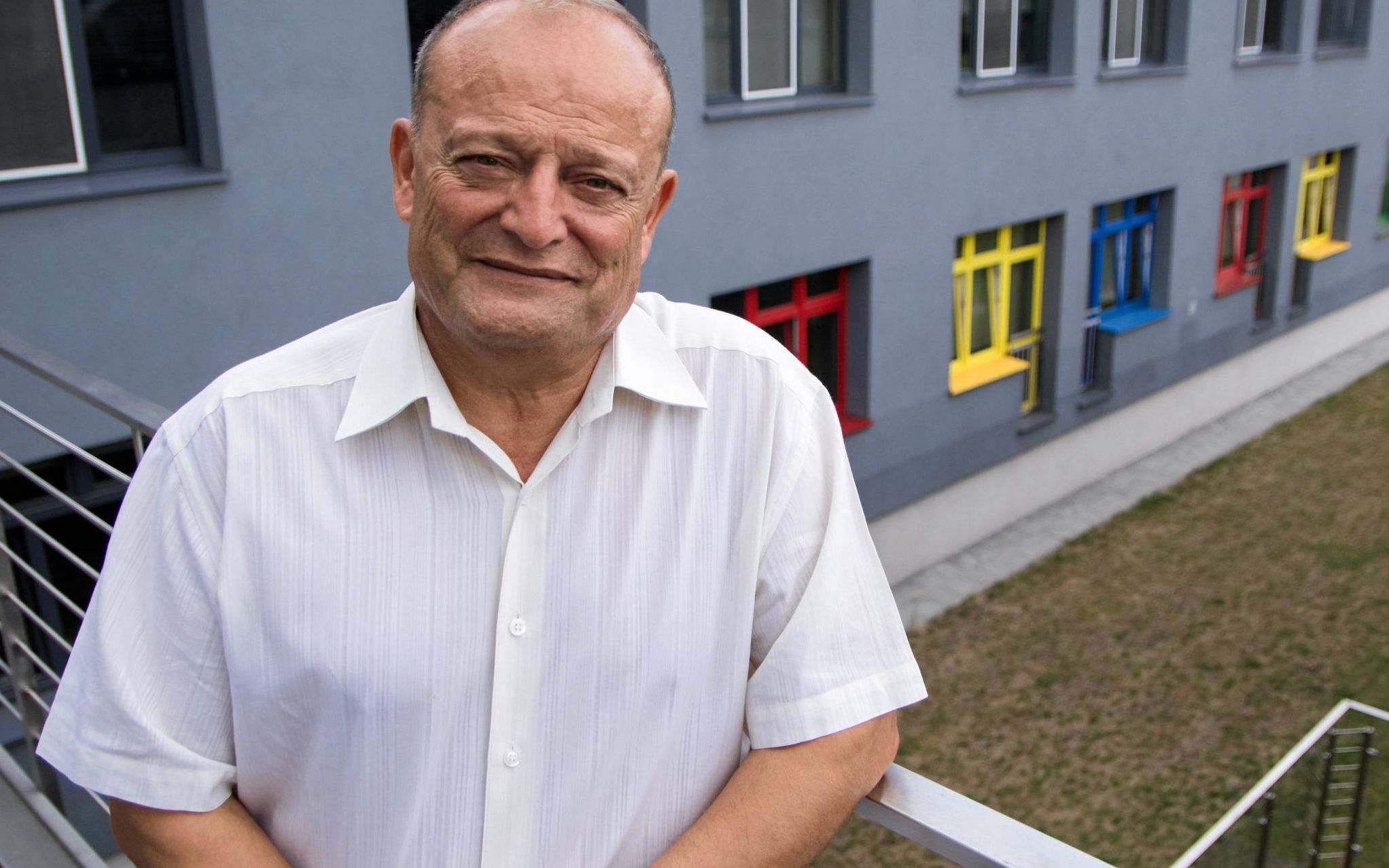 13.08.2019 Biala Podlaska . Ulica Terebelska , Wojewodzki Szpital Specjalistyczny . Riad Haidar . 
Fot. Krzysztof Mazur / Agencja Gazeta