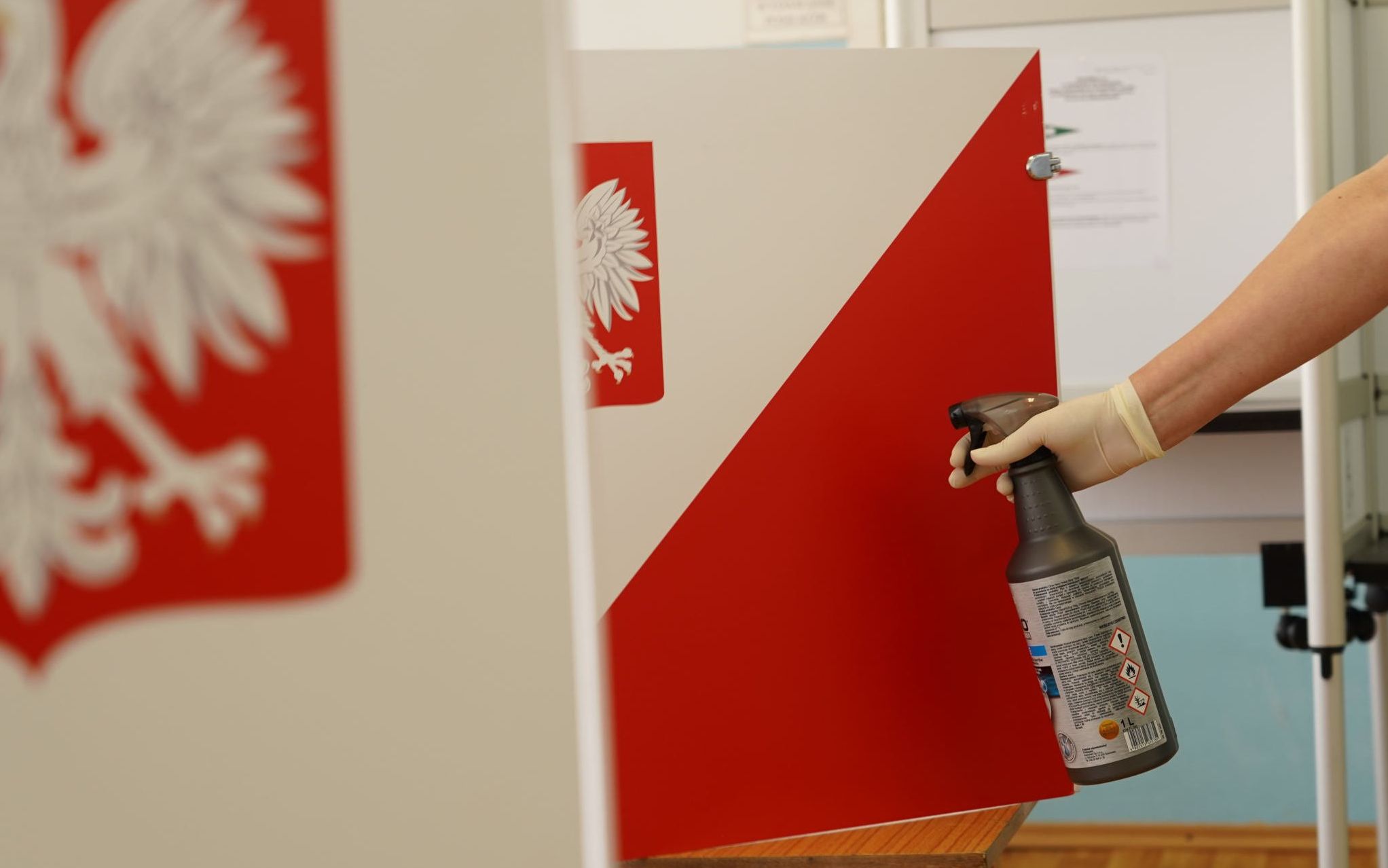 22.03.2020 Bemowo Piskie . Lokalne wybory uzupelniajace  podczas epidemii koronawirusa .
Fot. Arkadiusz Stankiewicz / Agencja Gazeta