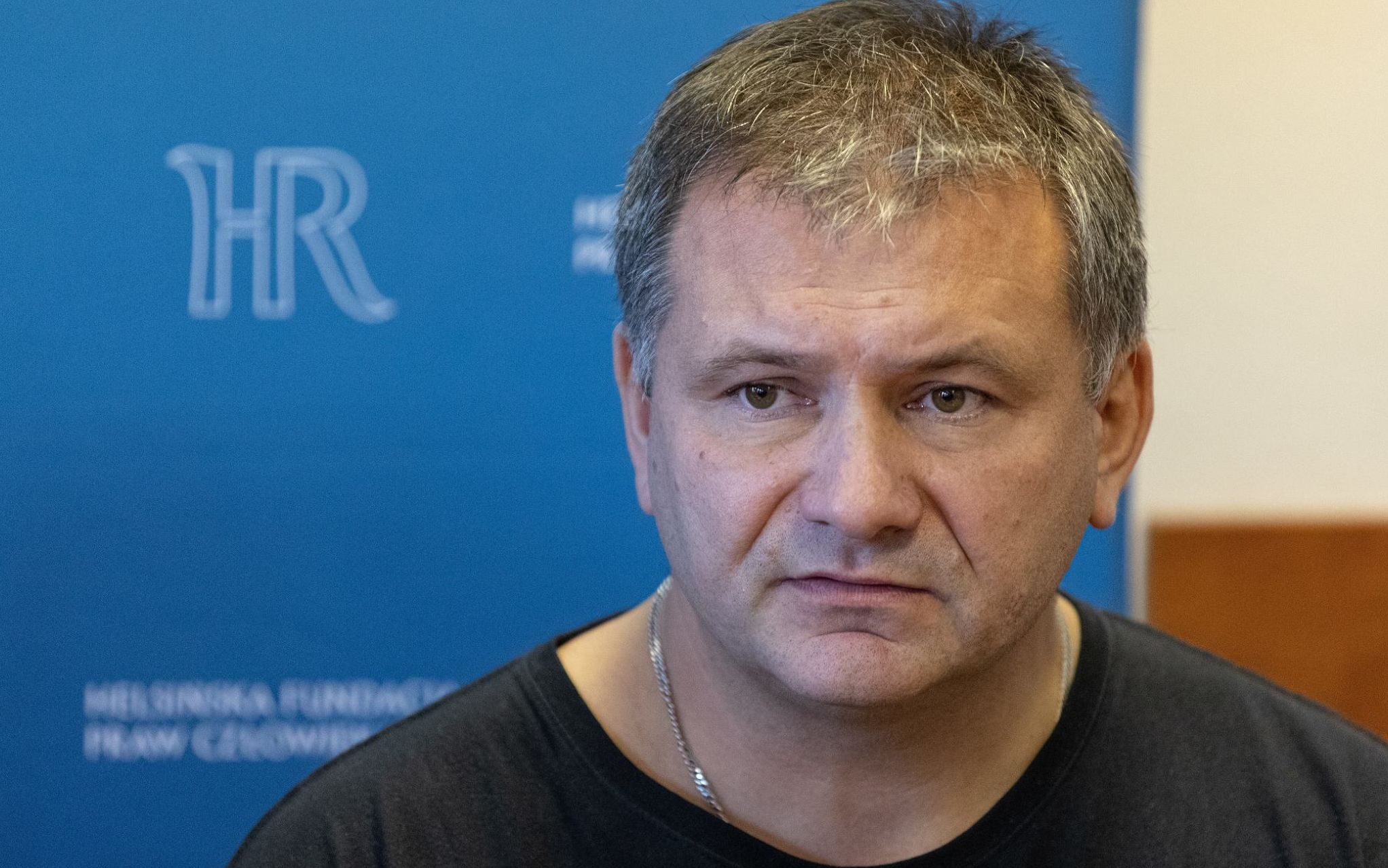 17.12.2019 Warszawa , ul Zgoda 11 , Helsinska Fundacja Praw Czlowieka . Sedzia Waldemar Zurek podczas konferencji prasowej . 
Fot. Dawid Zuchowicz / Agencja Gazeta