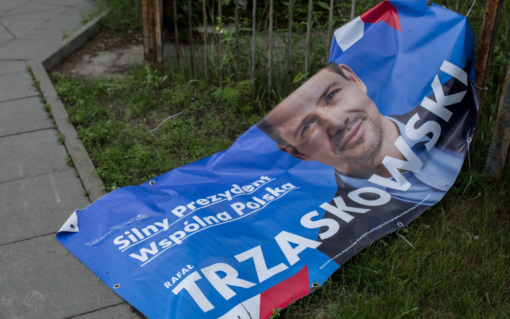 25.06.2020 Warszawa , ulica Trakt Lubelski . Banery wyborcze kandydatow na urzad prezydenta RP .
Fot. Adam Stepien / Agencja Gazeta
