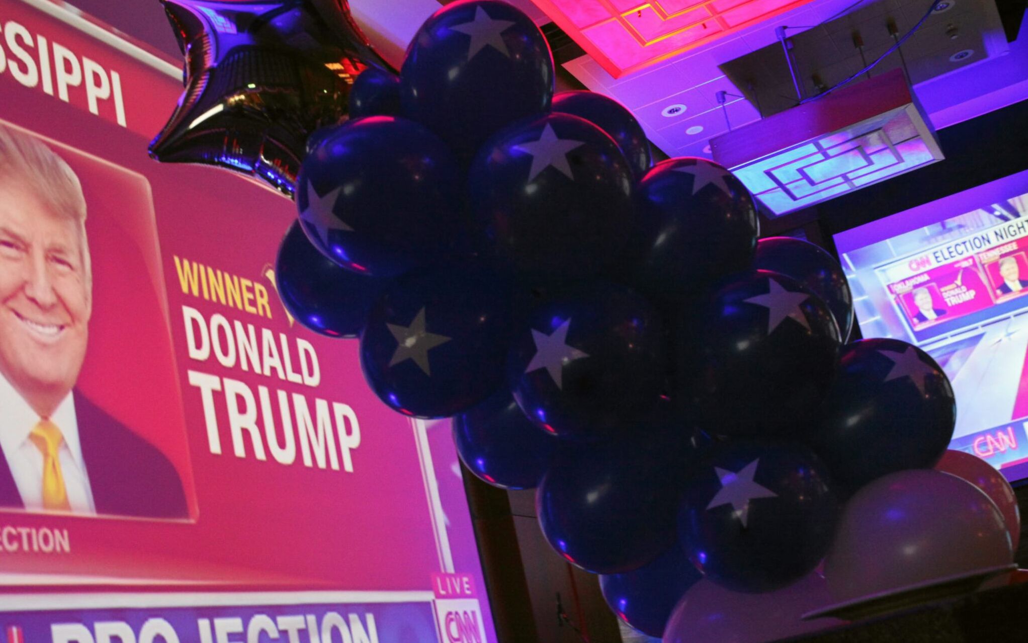 08.11.2016 Warszawa , Hotel Westin . Wieczor Wyborczy zorganizowany przez Ambasade USA . W nocy z 8 na 9 listopada amerykanie wybieraja 45 Prezydenta Stanow Zjednoczonych .
Fot . Slawomir Kaminski / Agencja Gazeta