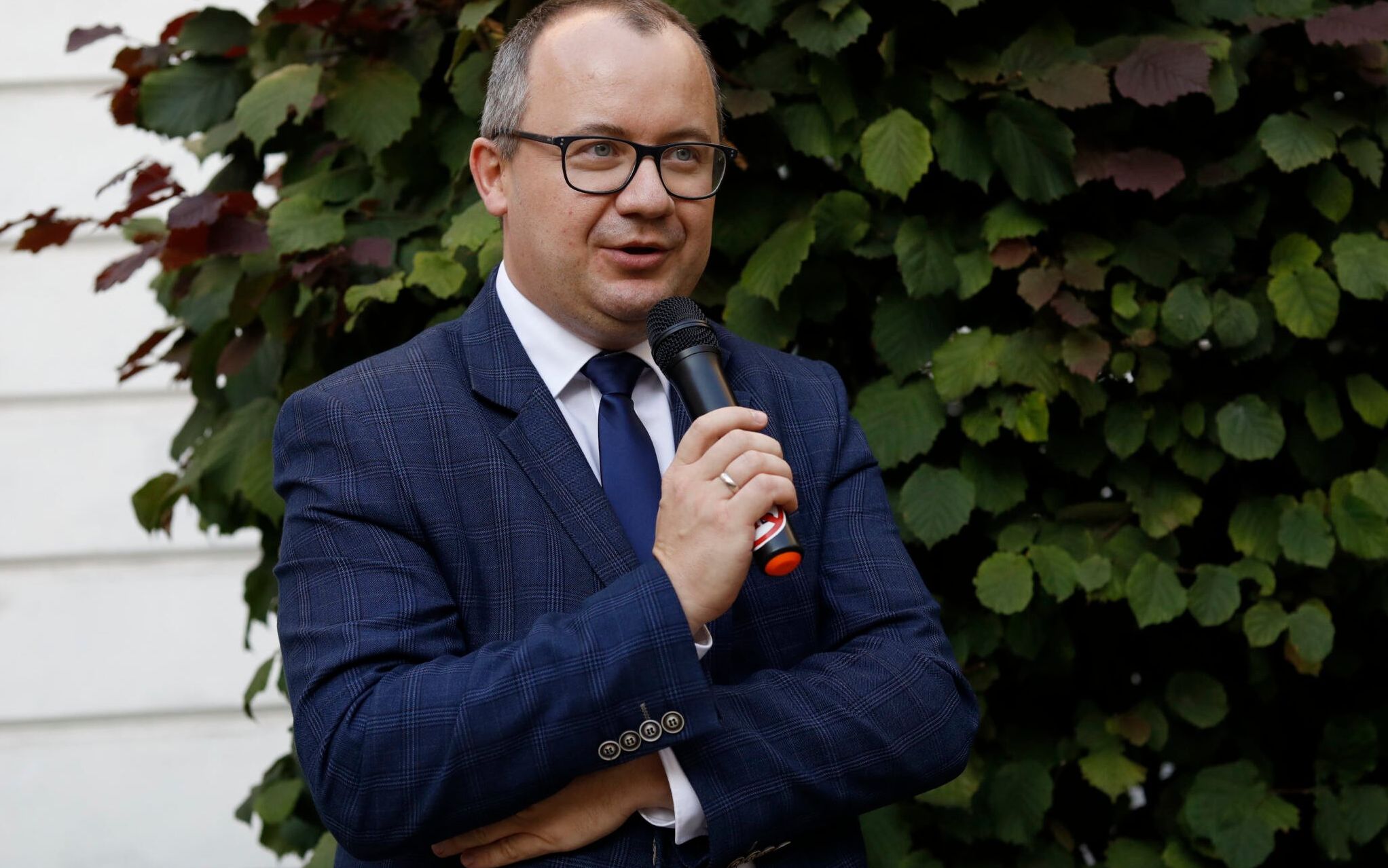 14.09.2020 Warszawa , ulica Dluga 23 / 25 . Biuro Rzecznika Praw Obywatelskich . Rzecznik praw obywatelskich Adam Bodnar podczas podziekowan od Ulicznej Opozycji dla rzecznika praw obywatelskich Adama Bodnara.
Fot. Maciek Jazwiecki / Agencja Gazeta